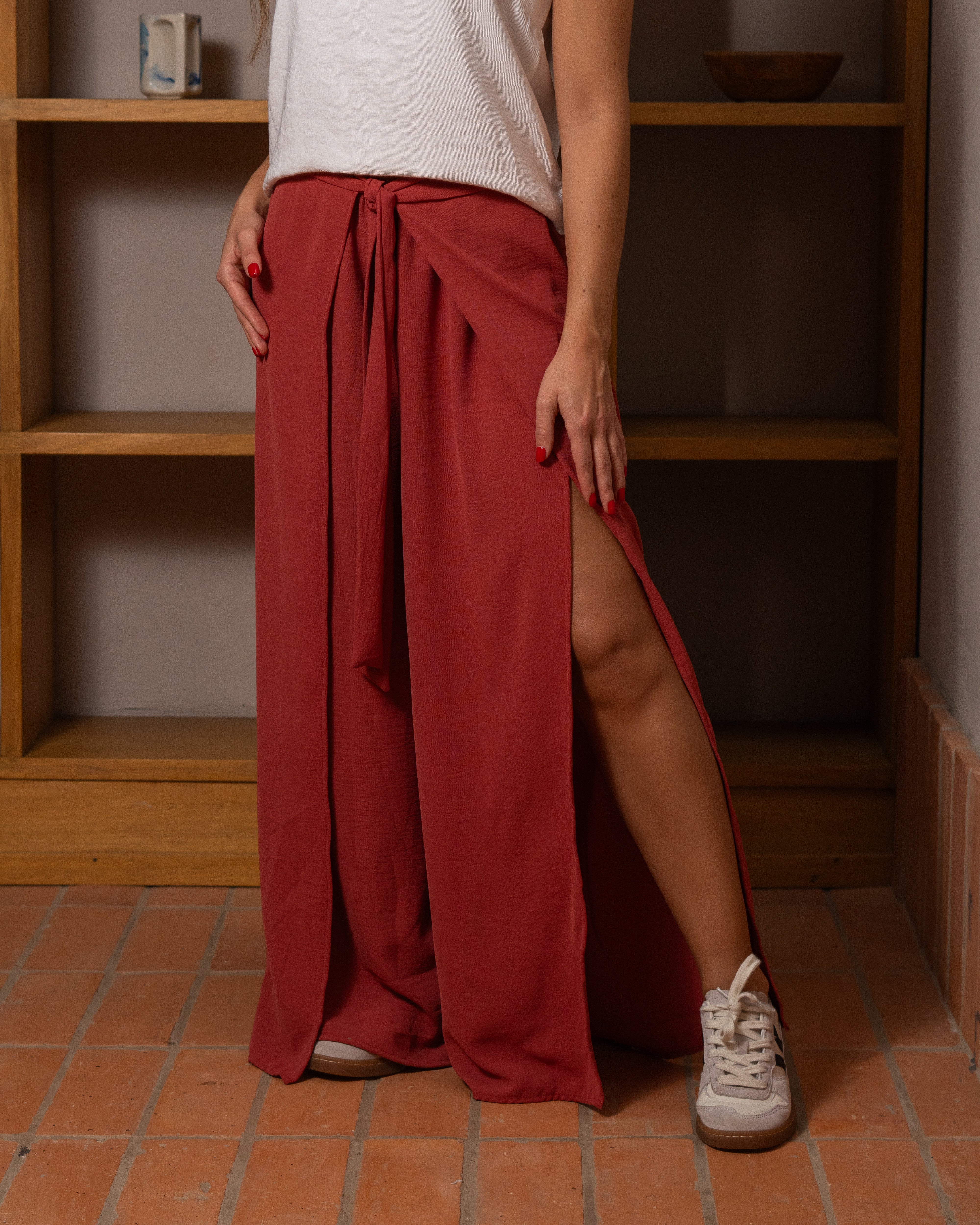 Pantalón Paulina plane rubor