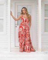 Vestido Marcia boreal rojo