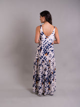 Vestido Marcia Print Azul