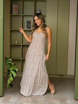 Vestido Isabella BaIi Taupé