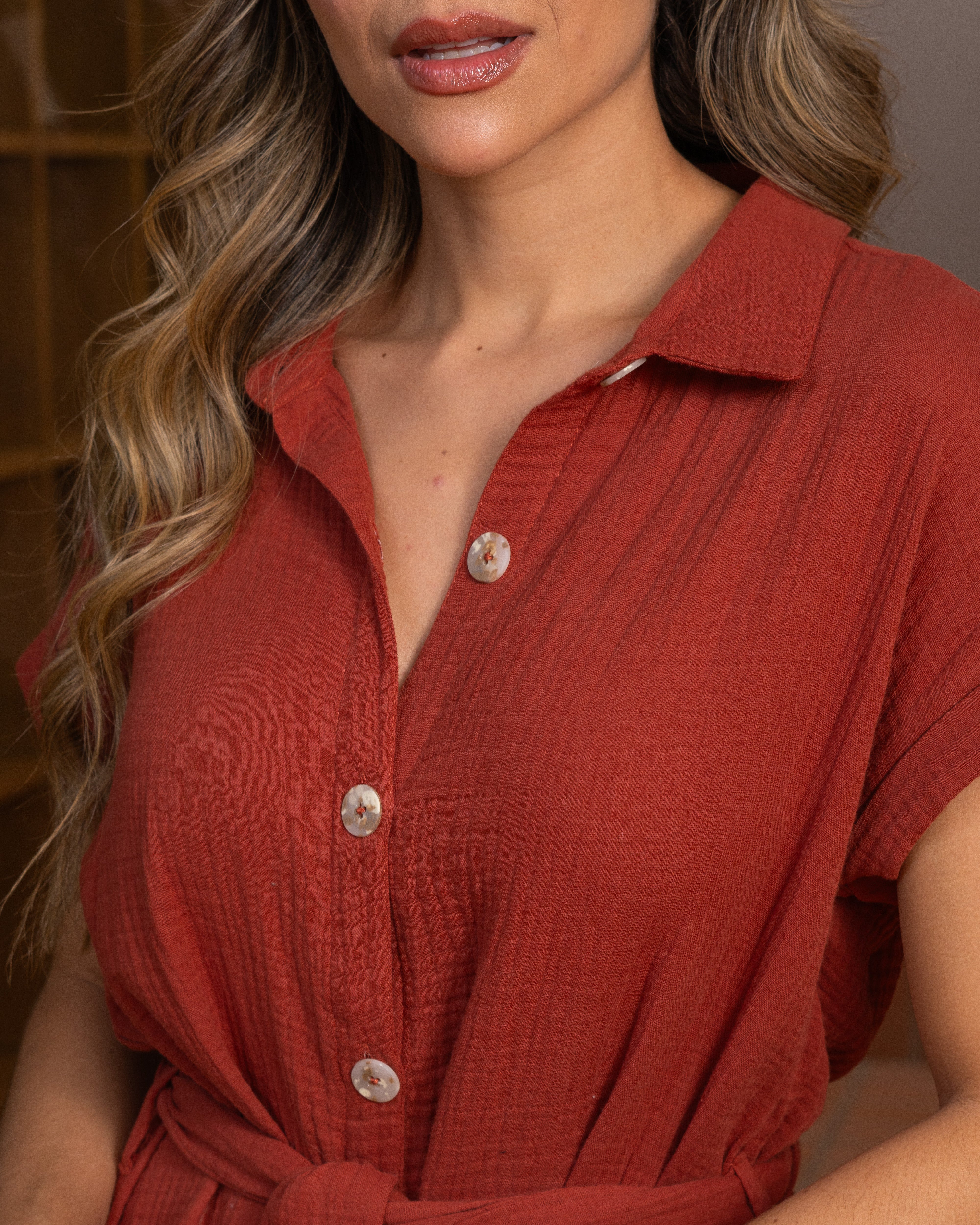 Vestido Vera Cotton Mocca