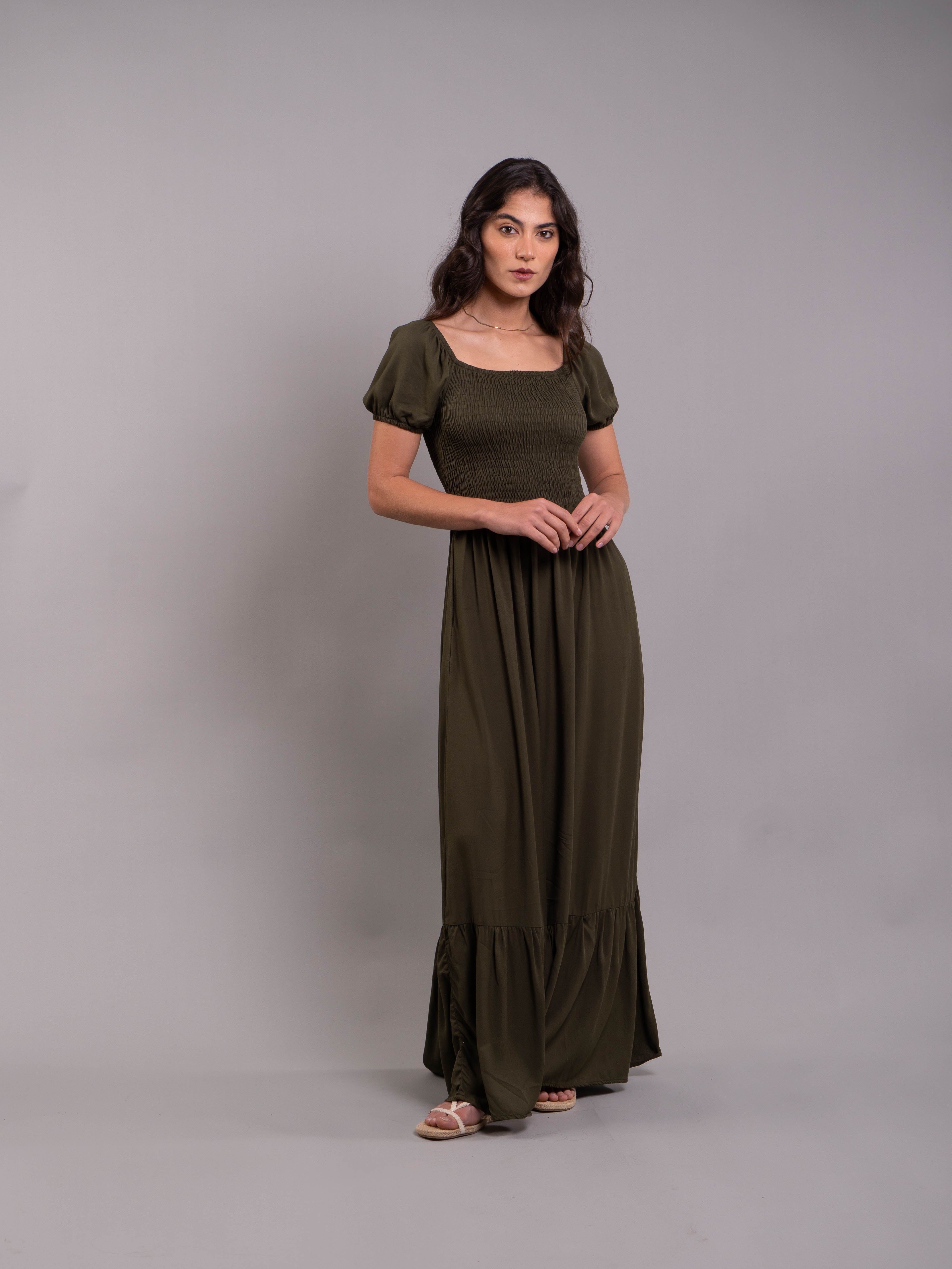 Vestido Katy Plane Verde