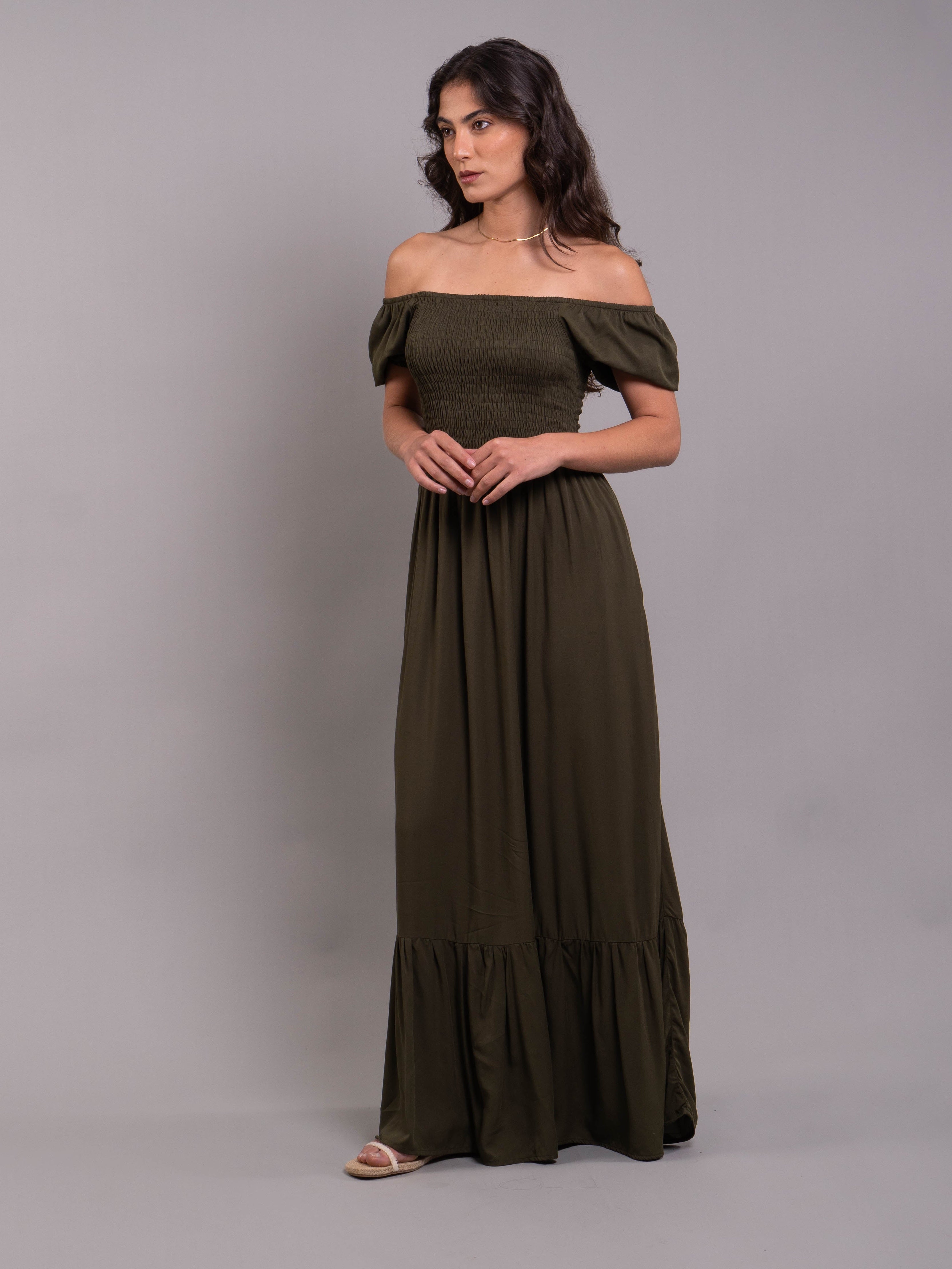 Vestido Katy Plane Verde