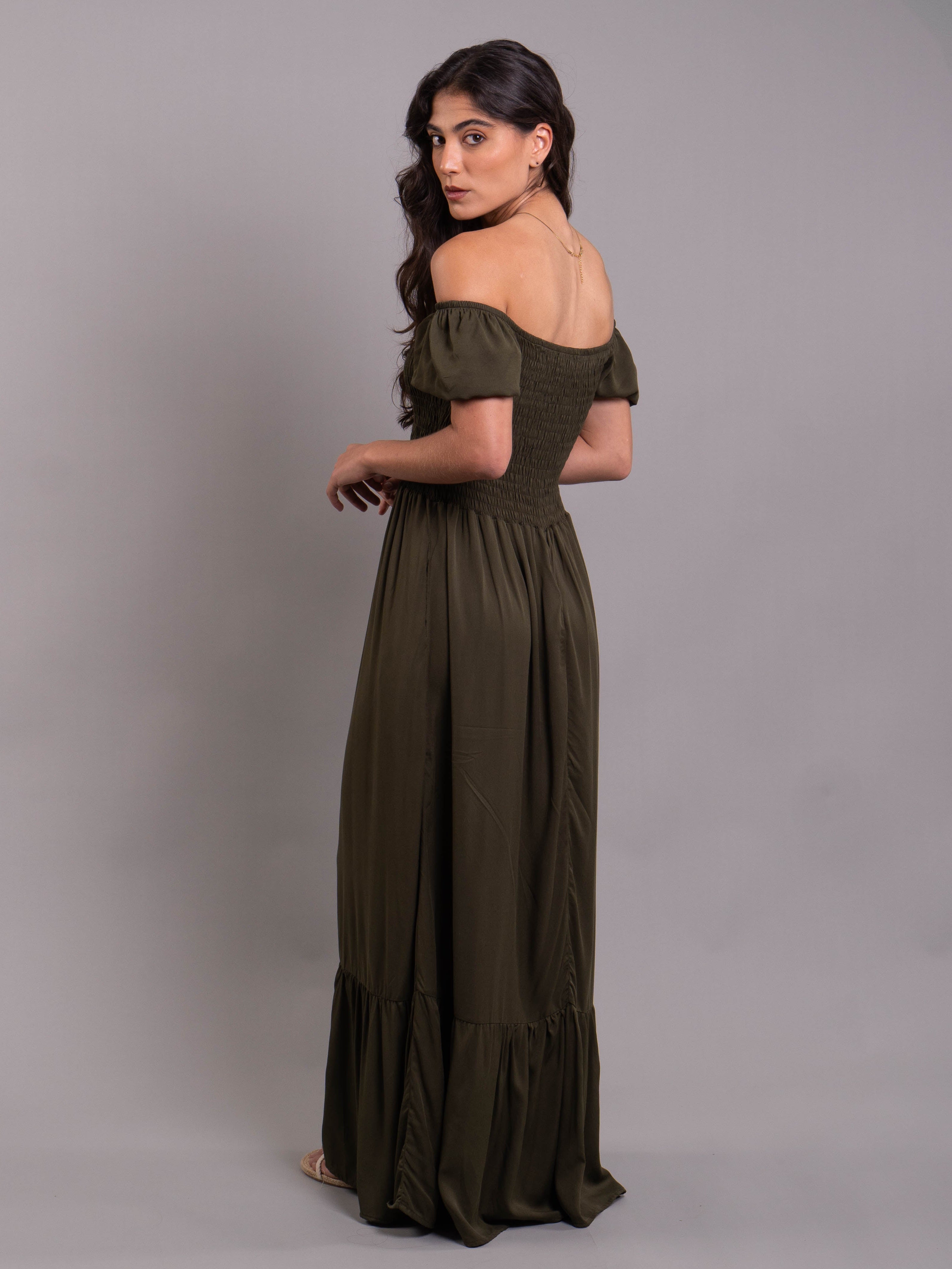 Vestido Katy Plane Verde