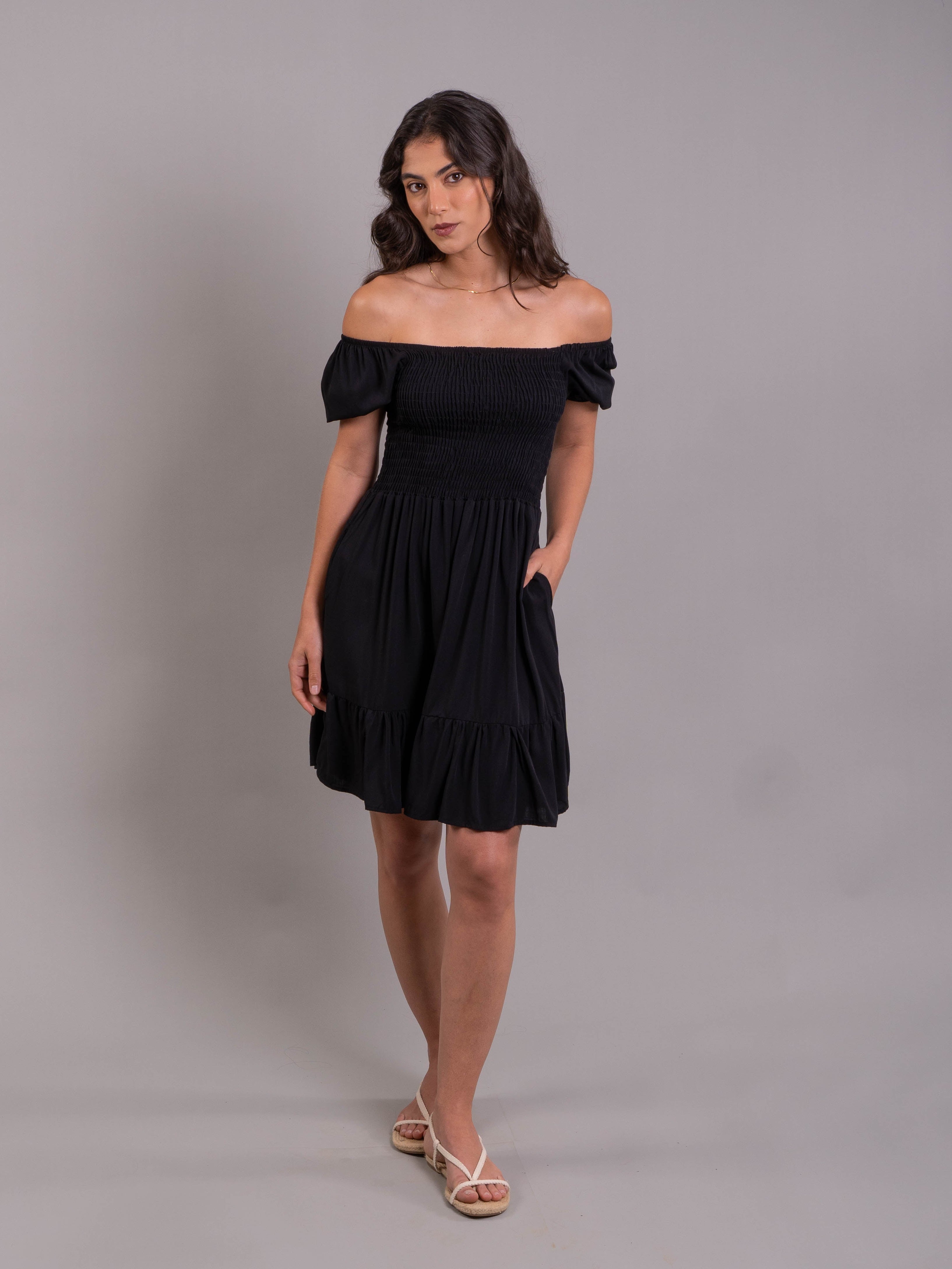 Vestido Maite Plane Black