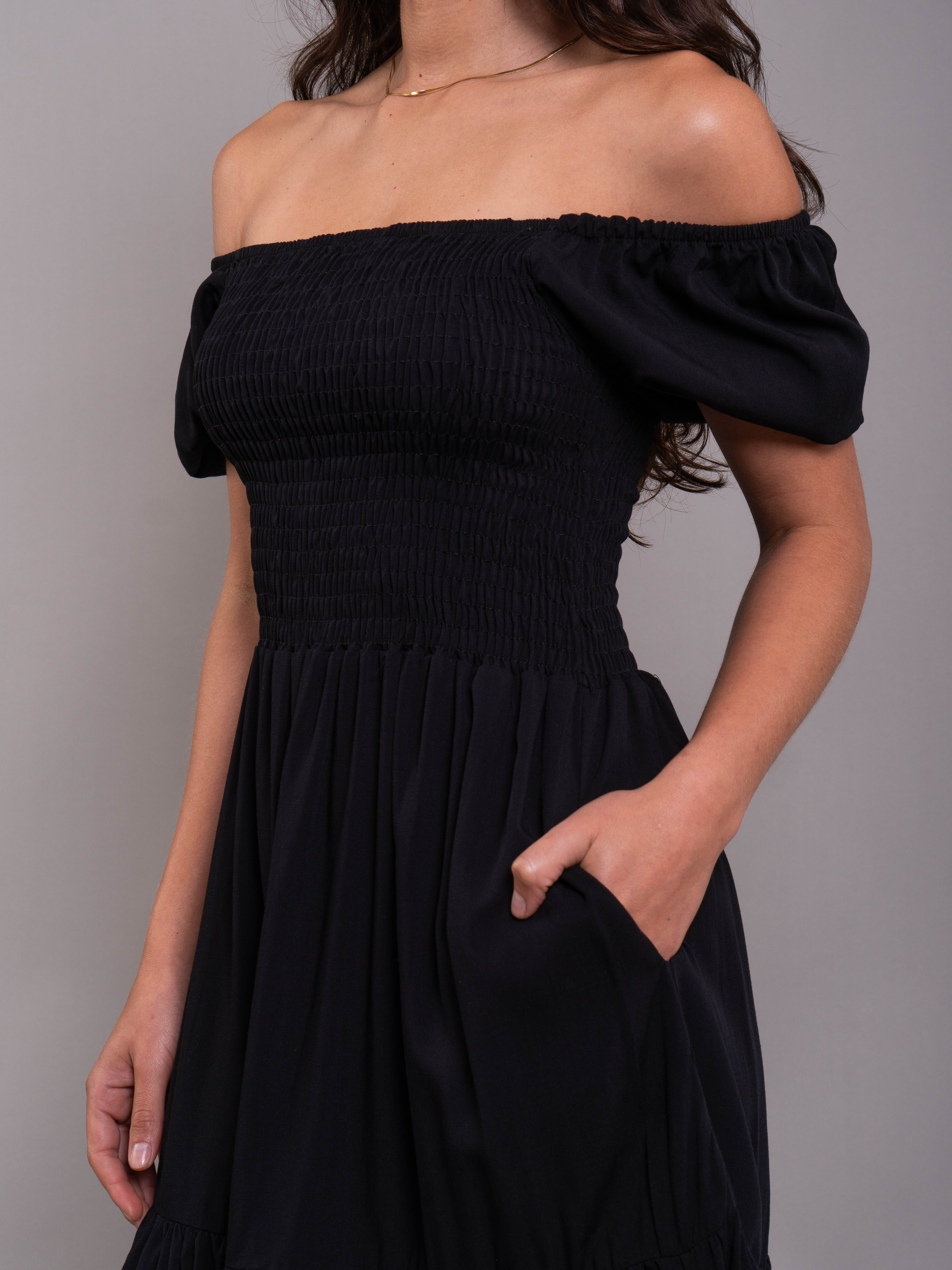 Vestido Maite Plane Black