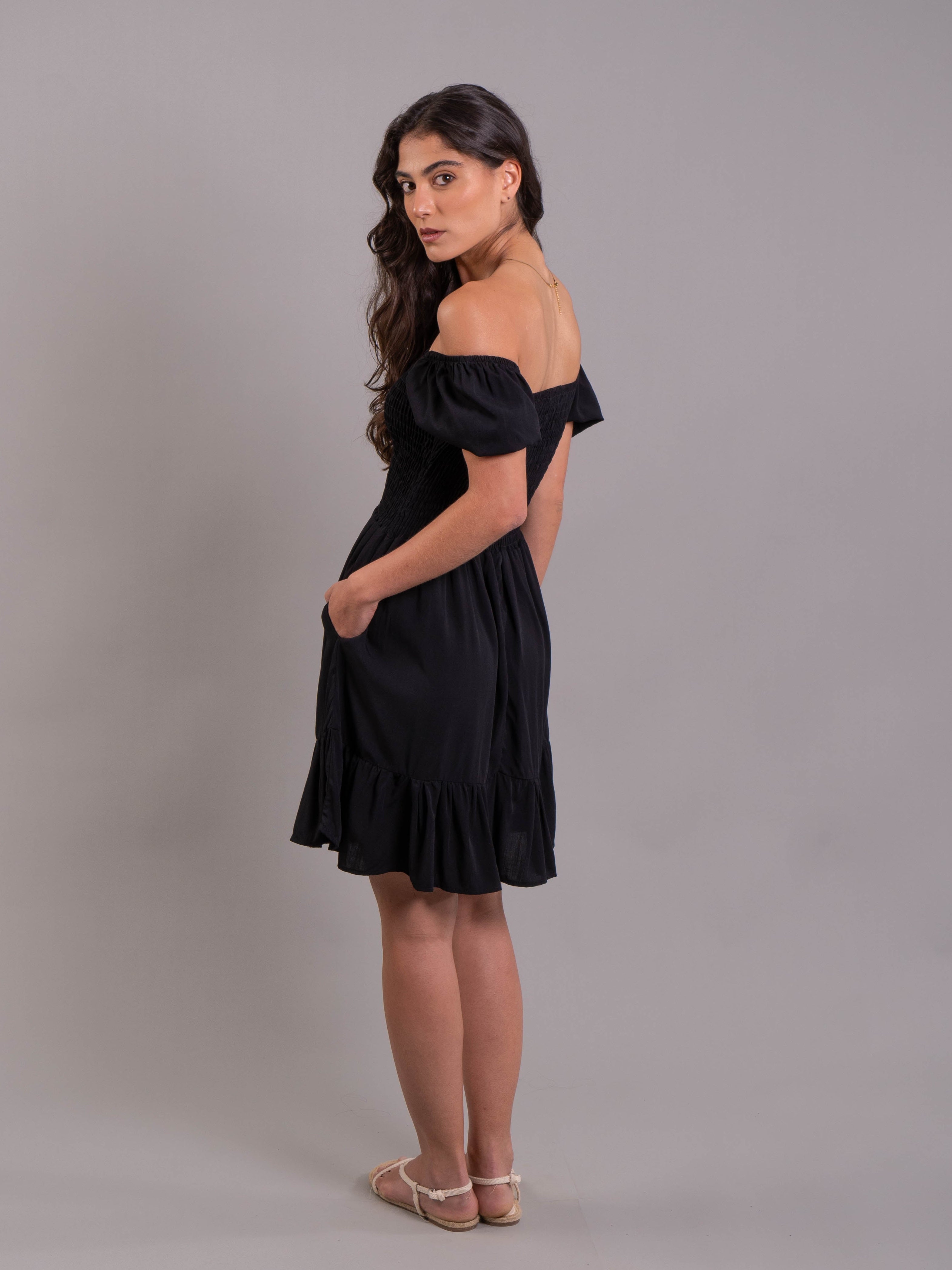 Vestido Maite Plane Black
