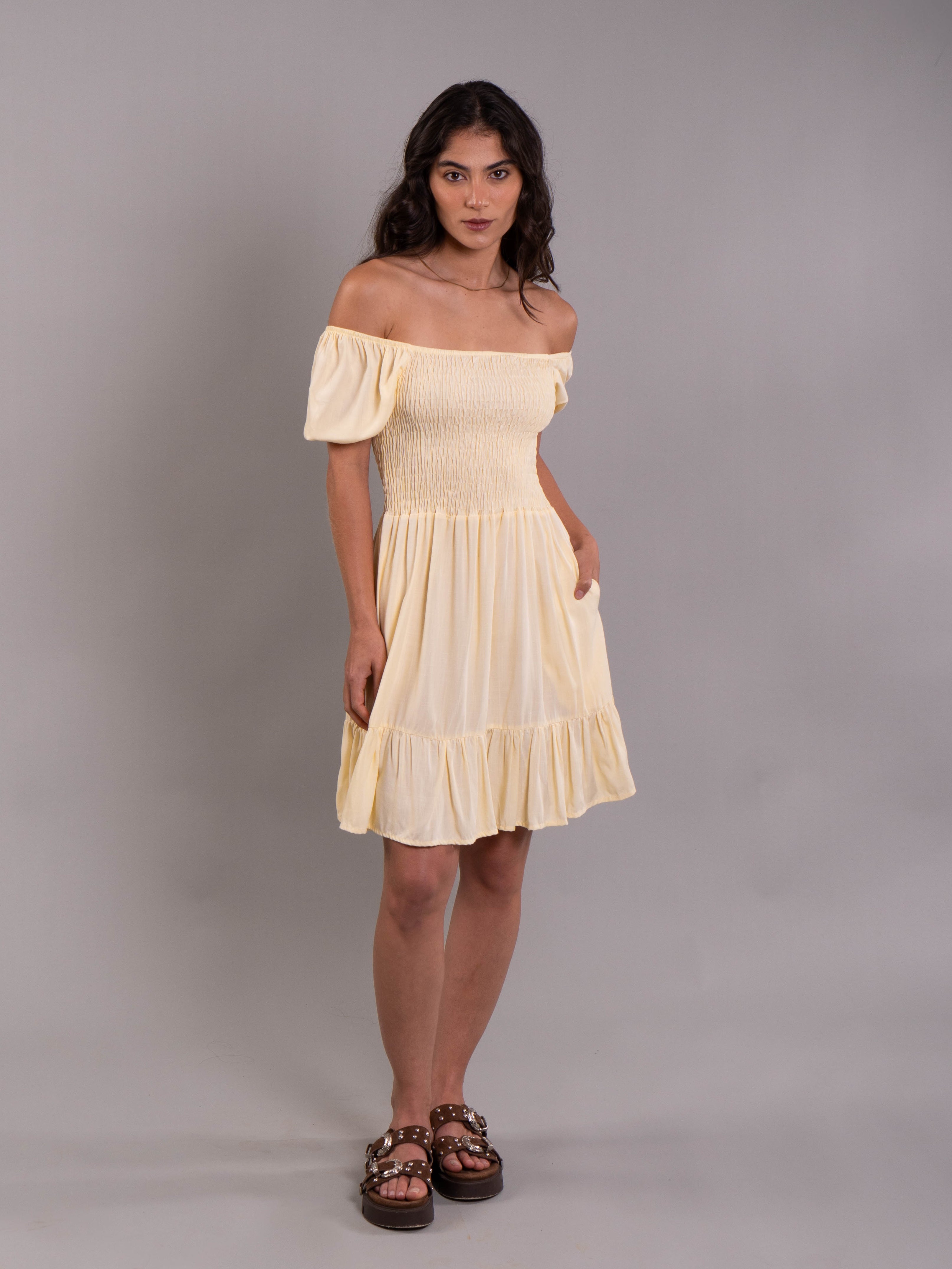 Vestido Maite Plane Butter