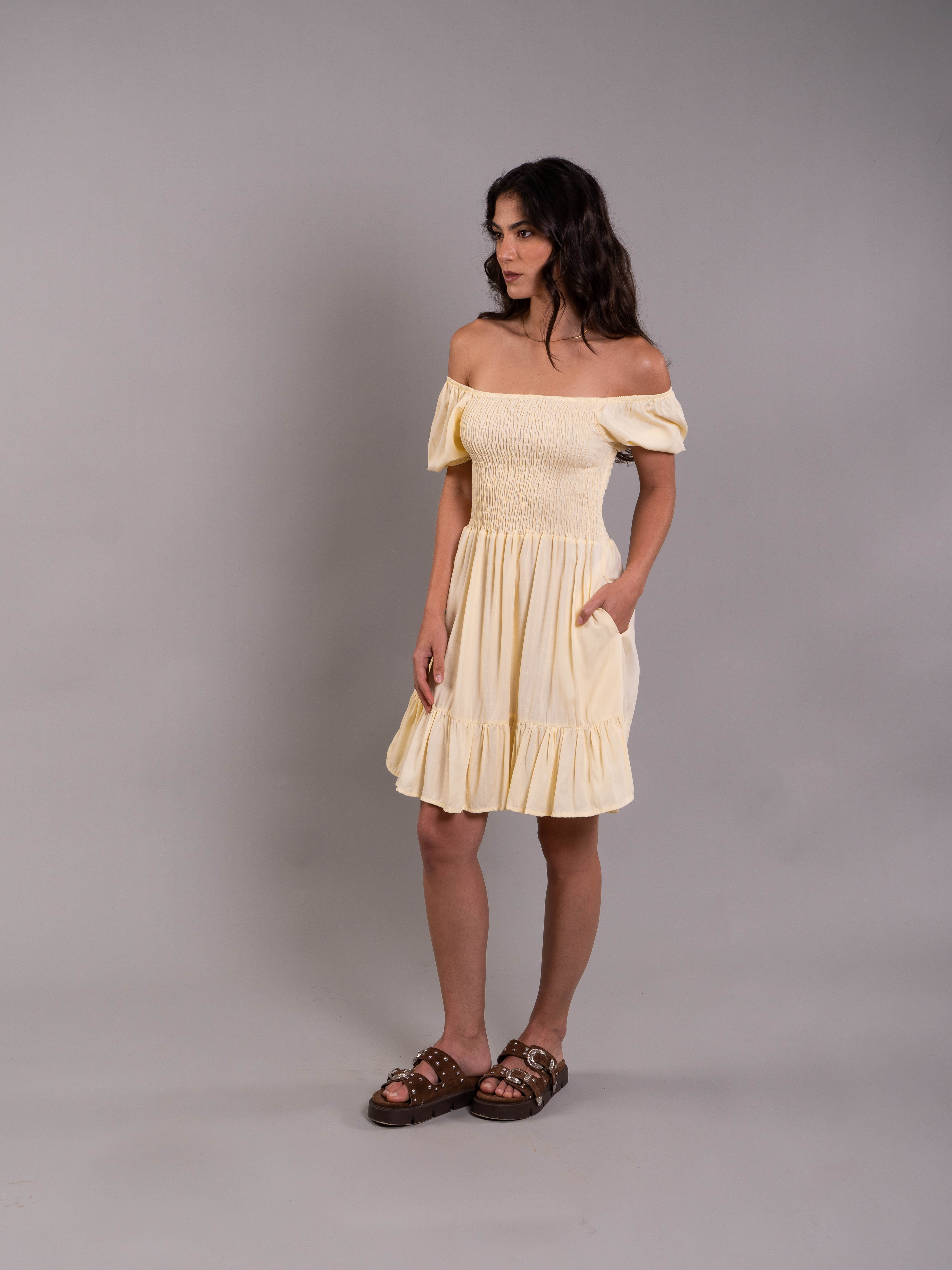 Vestido Maite Plane Butter