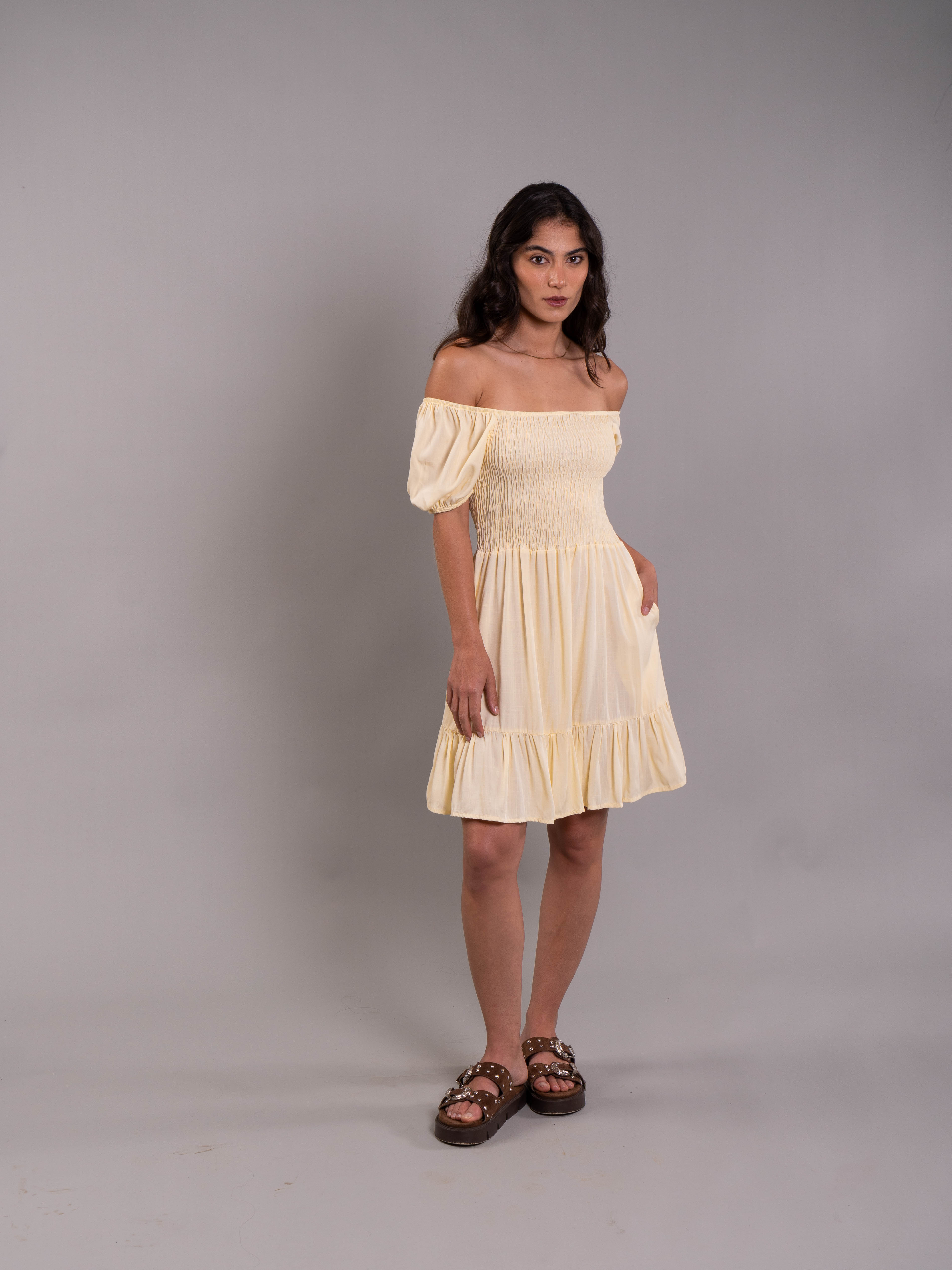 Vestido Maite Plane Butter