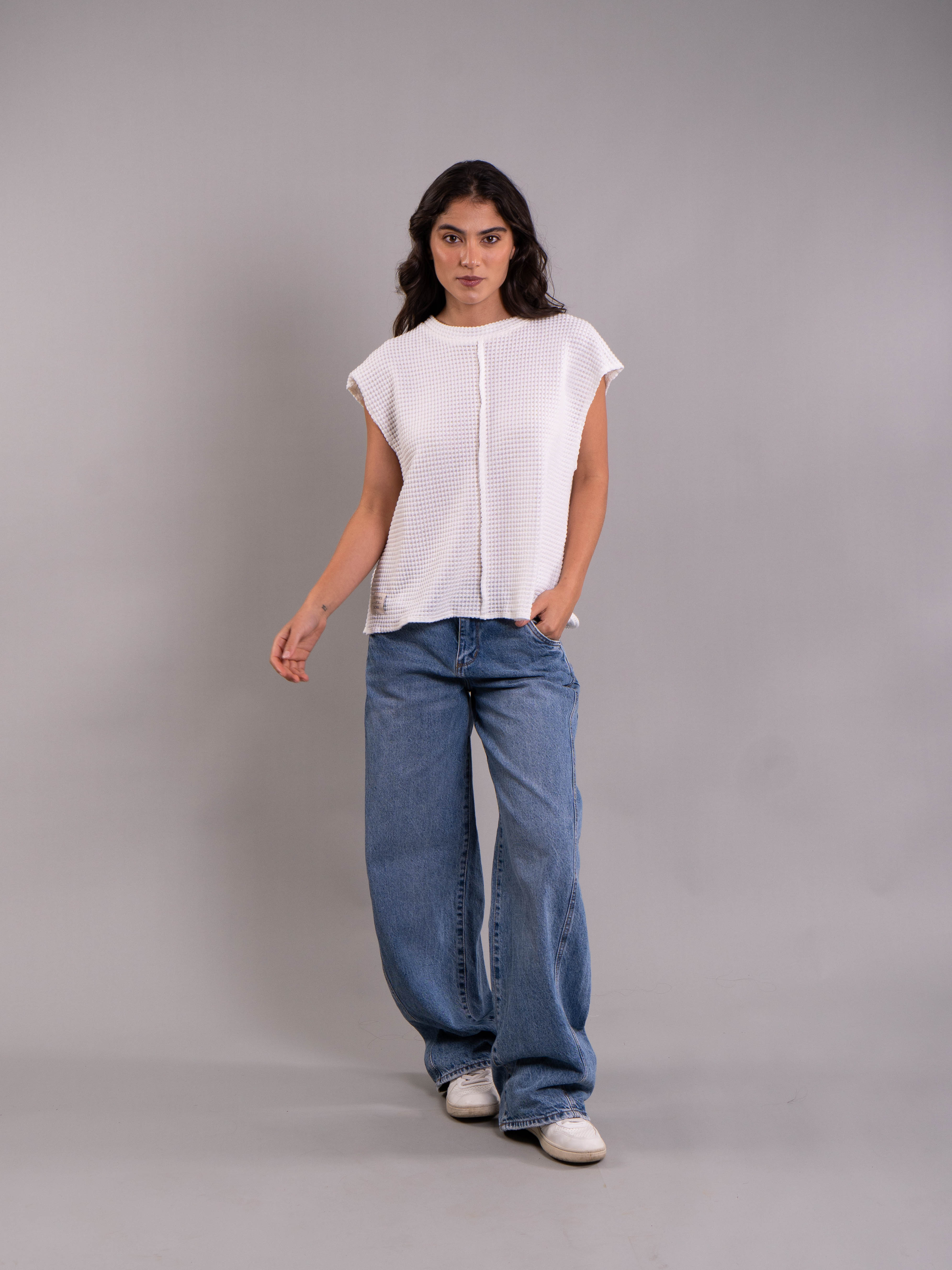 Blusa Sara Muse Marfil