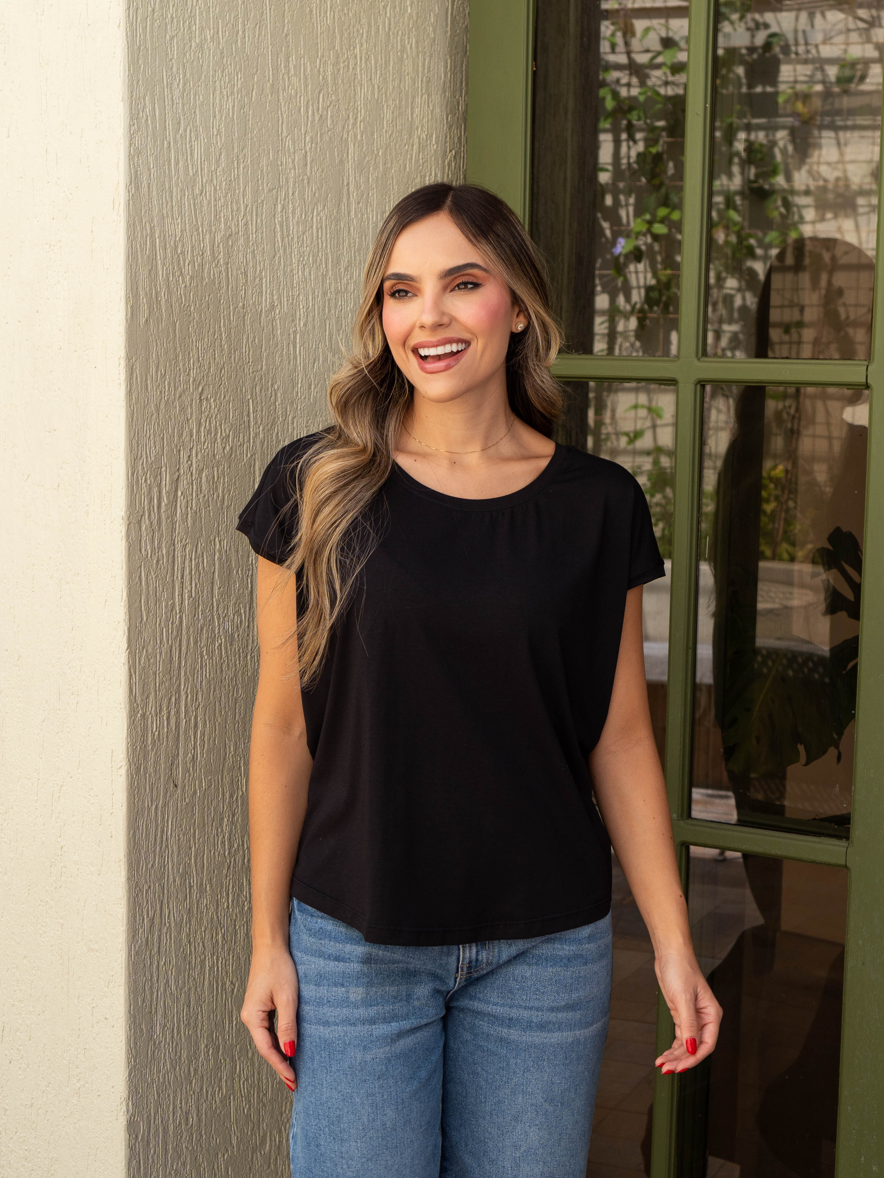 Camiseta Polania Plane Negro