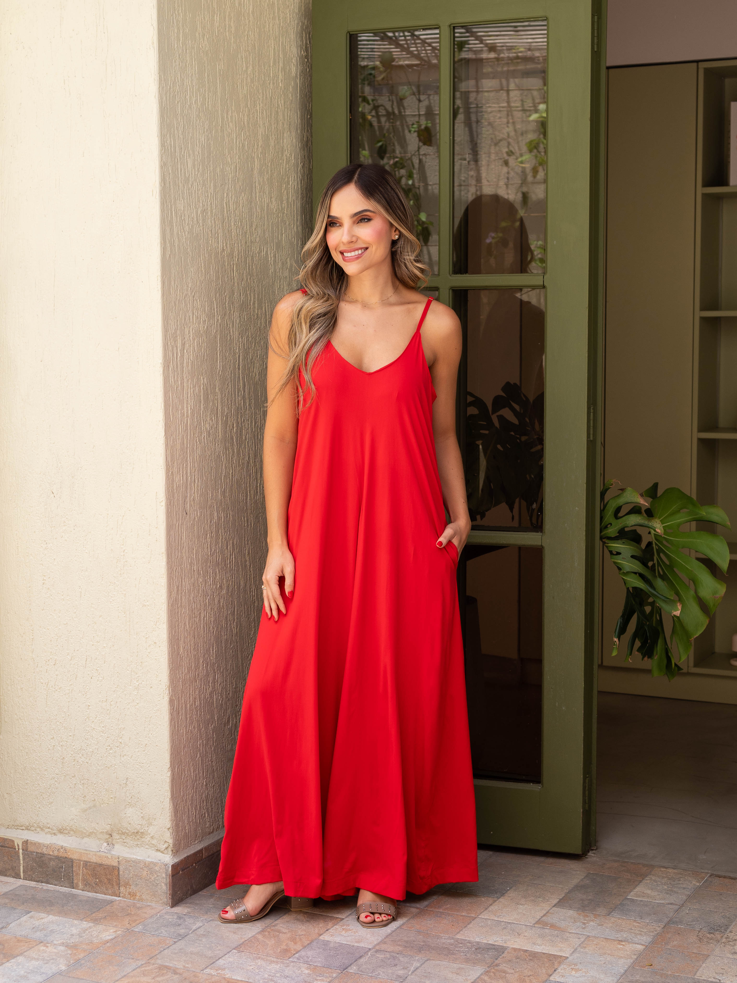 Enterizo Vale Plane Red