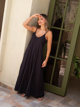 Enterizo Vale Plane Black