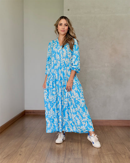 Vestido Eloísa azul claro