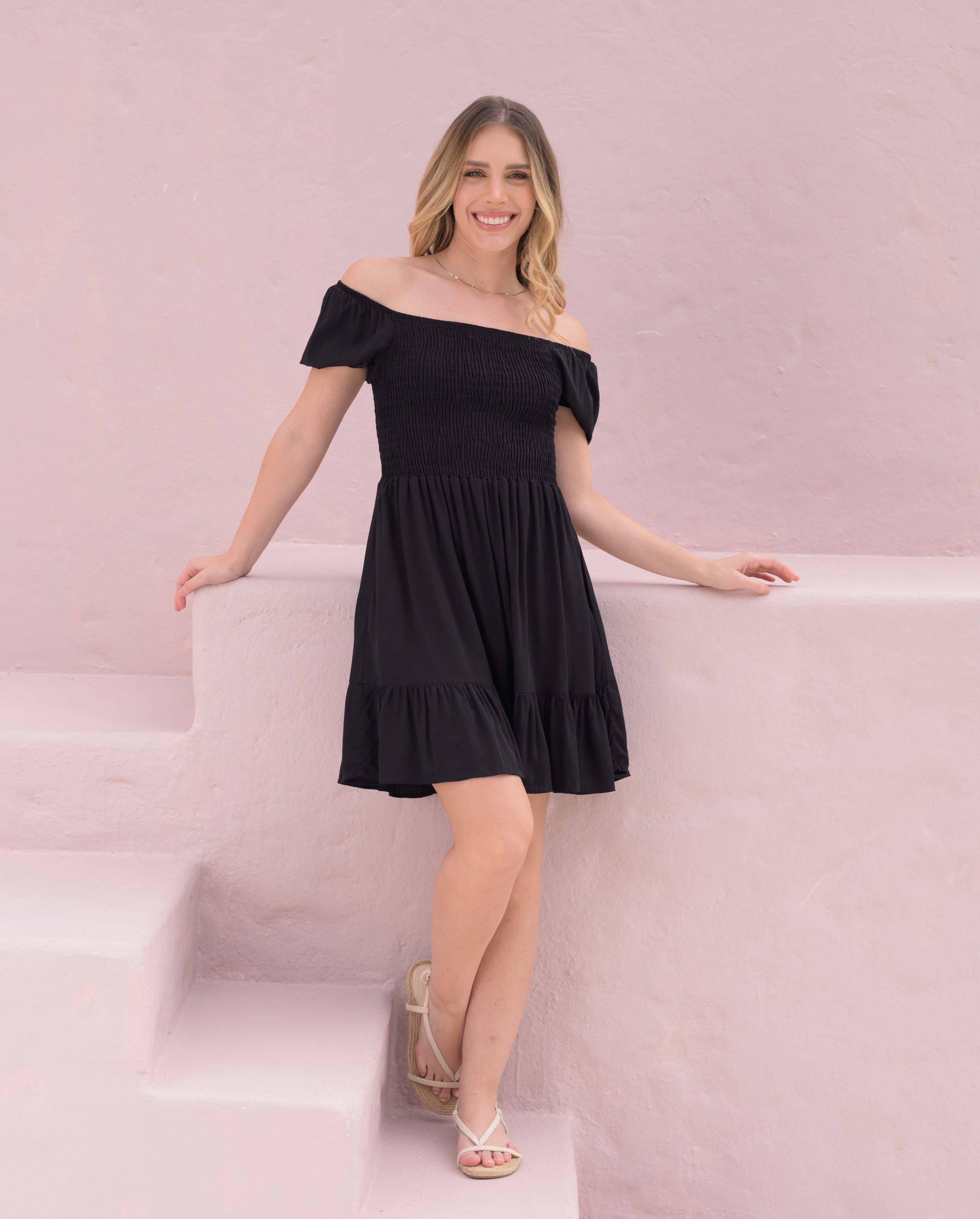 Vestido Maite Plane Black