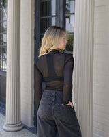 Top Jacky black