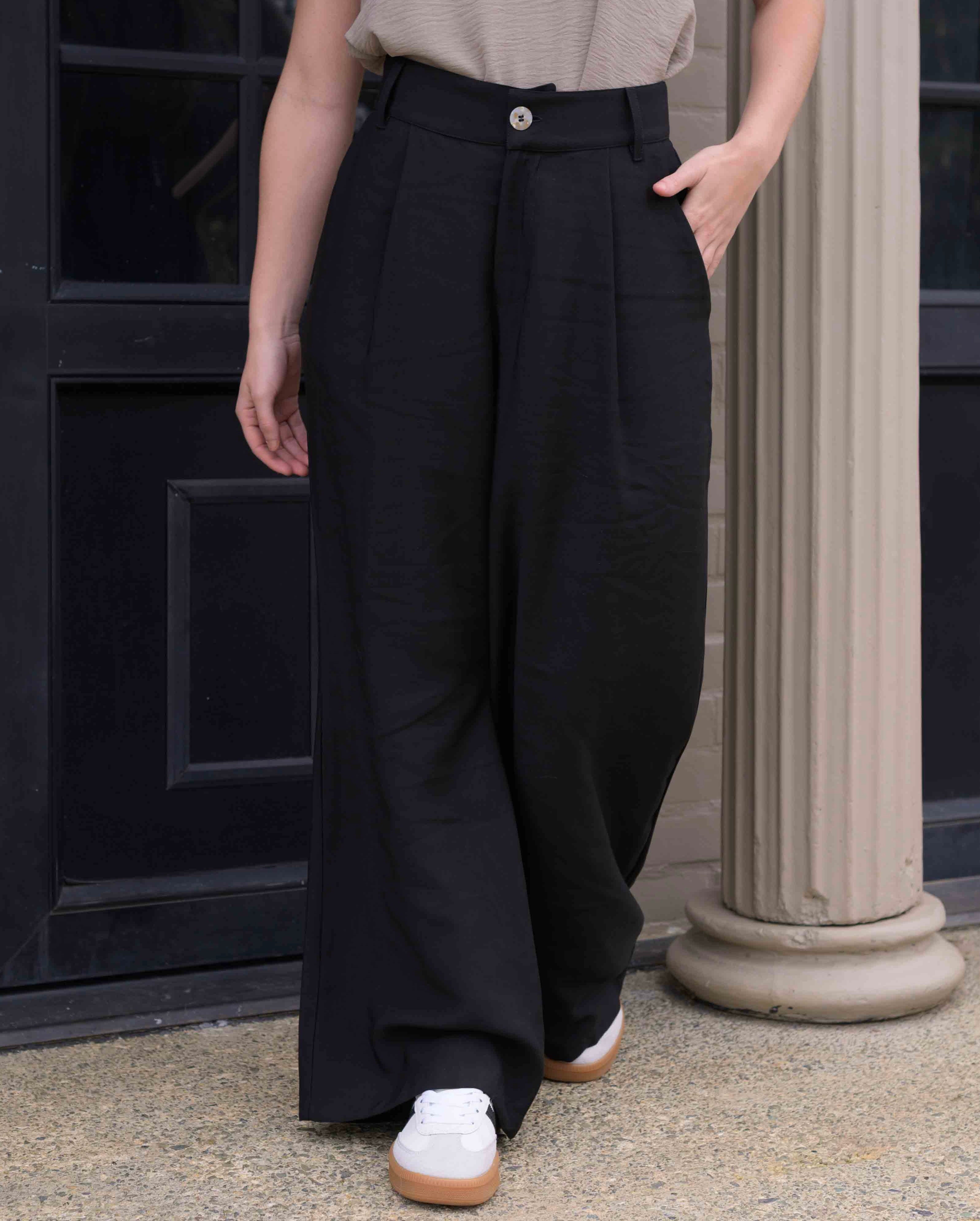 Pantalón Kary Plane Negro