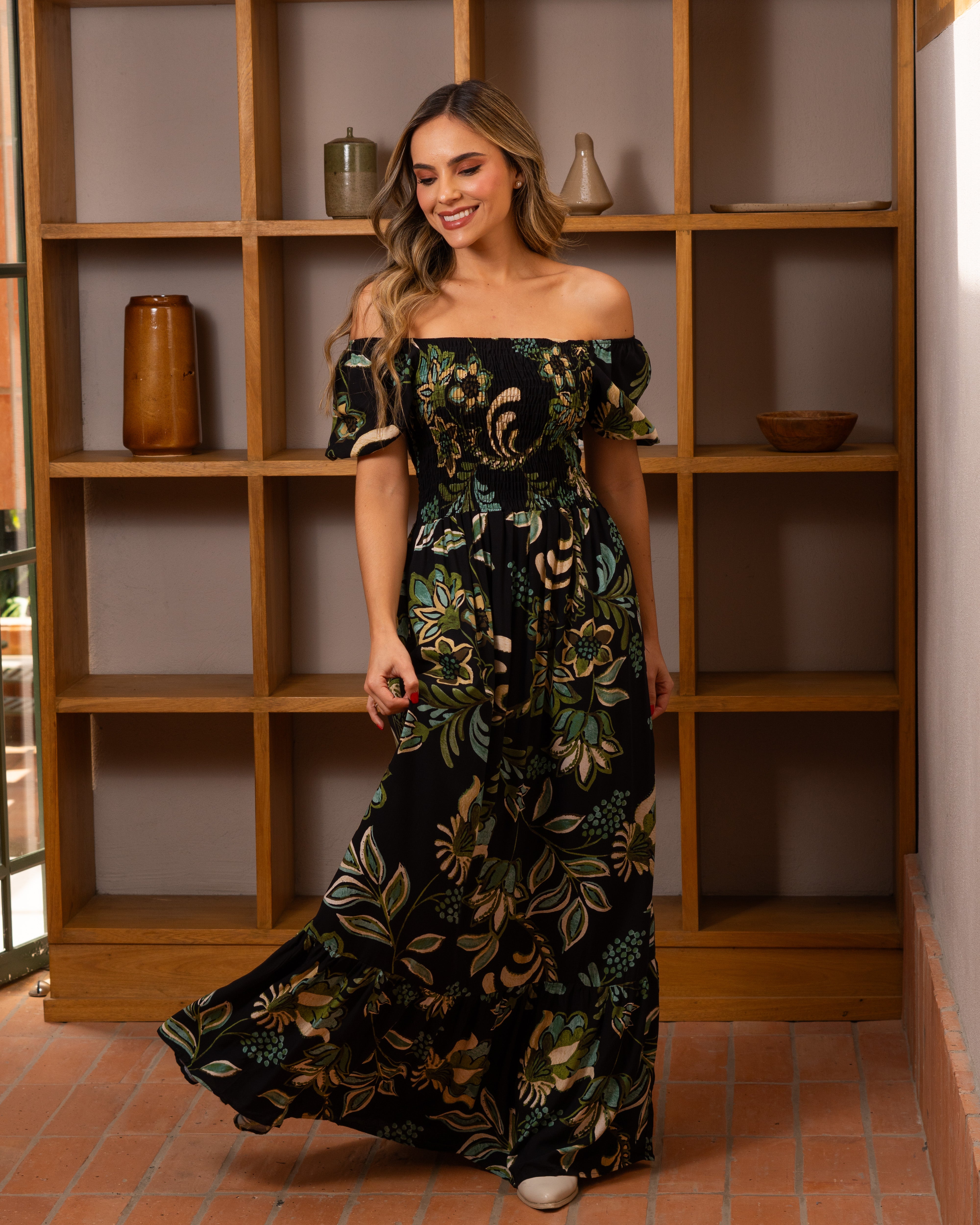Vestido Katy flores