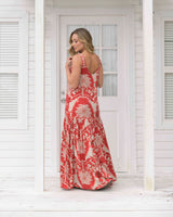 Vestido Marcia boreal rojo