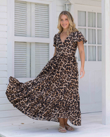 Vestido Praga Print Cafe