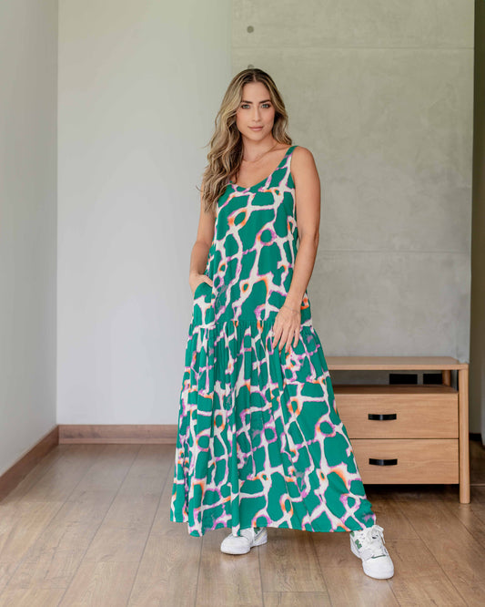 Vestido Marcia Africa Verde