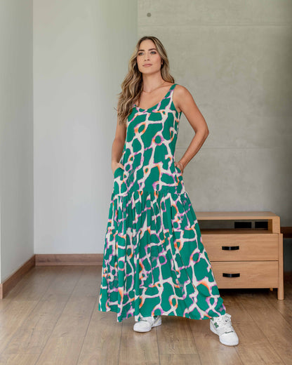 Vestido Marcia Africa Verde