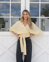 Blusa Sunset Plane Amarilla