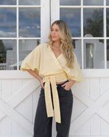 Blusa Sunset Plane Amarilla