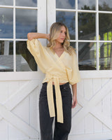 Blusa Sunset Plane Amarilla