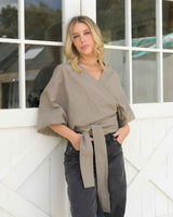 Blusa Sunset Plane Café