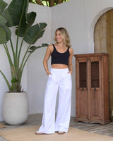 Pantalon Cande Plane White