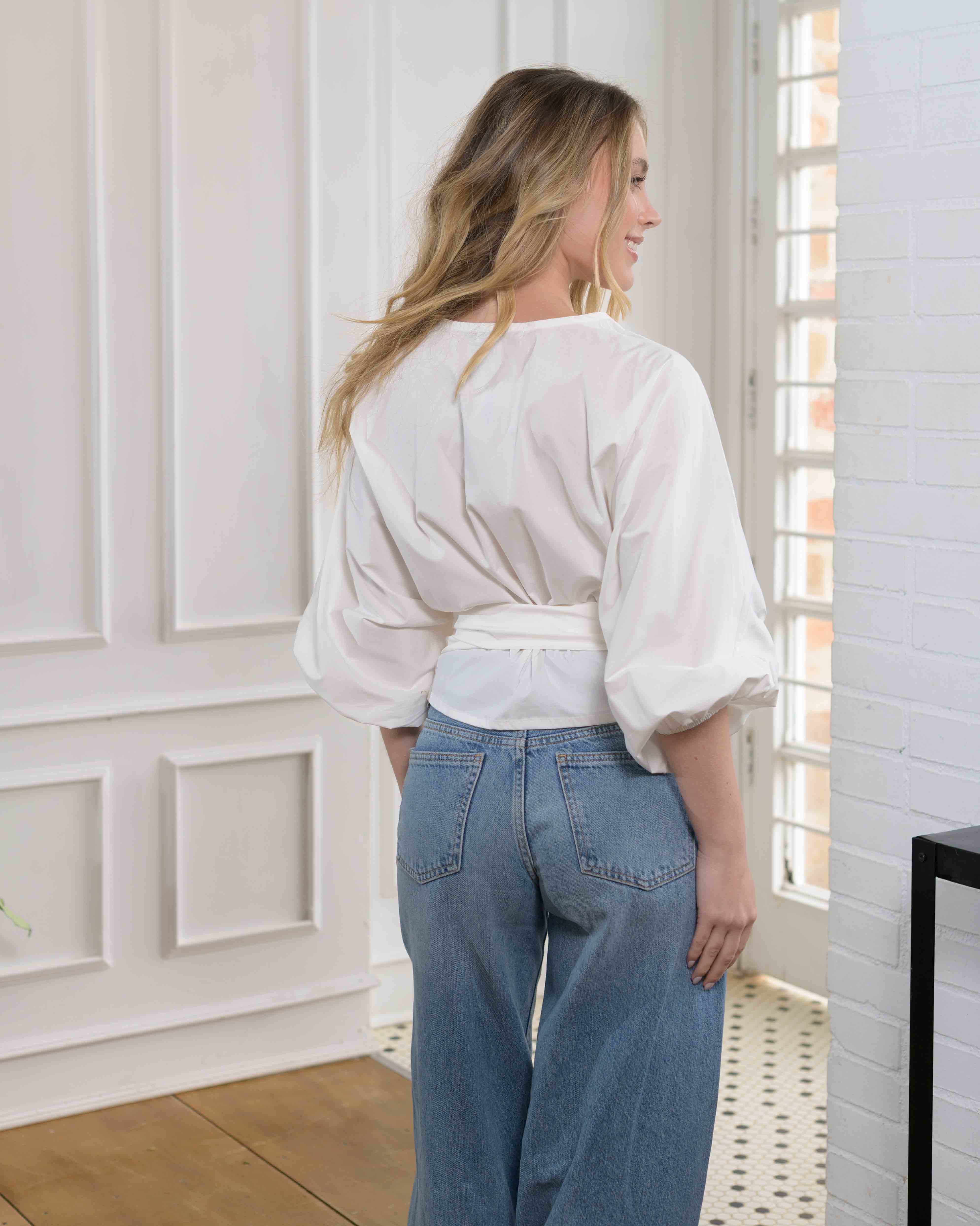 Blusa Sunset Bali Marfil