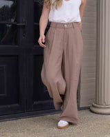 Pantalón Kary Plane Camel