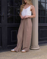 Pantalón Kary Plane Camel