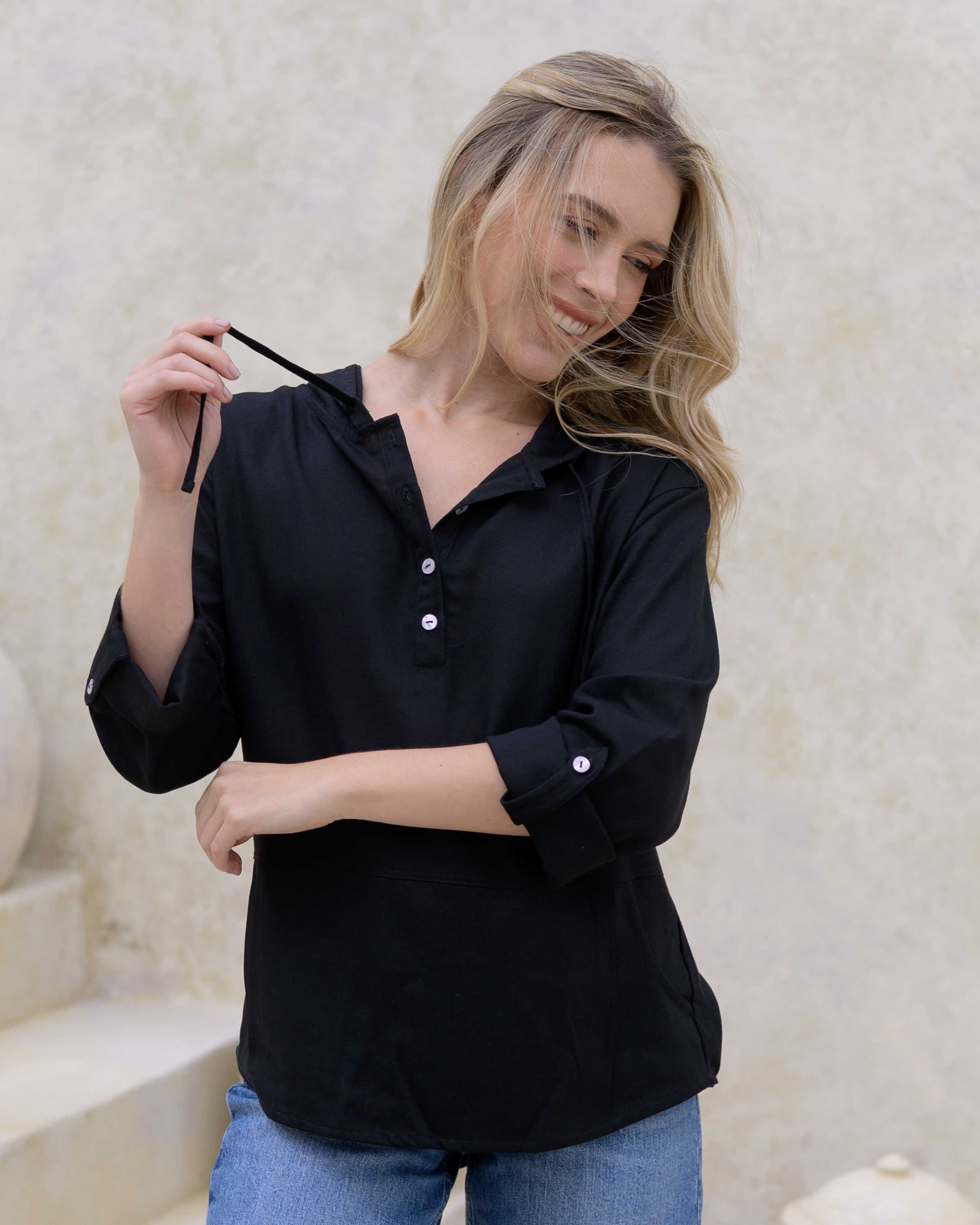 Blusa Capri Negro