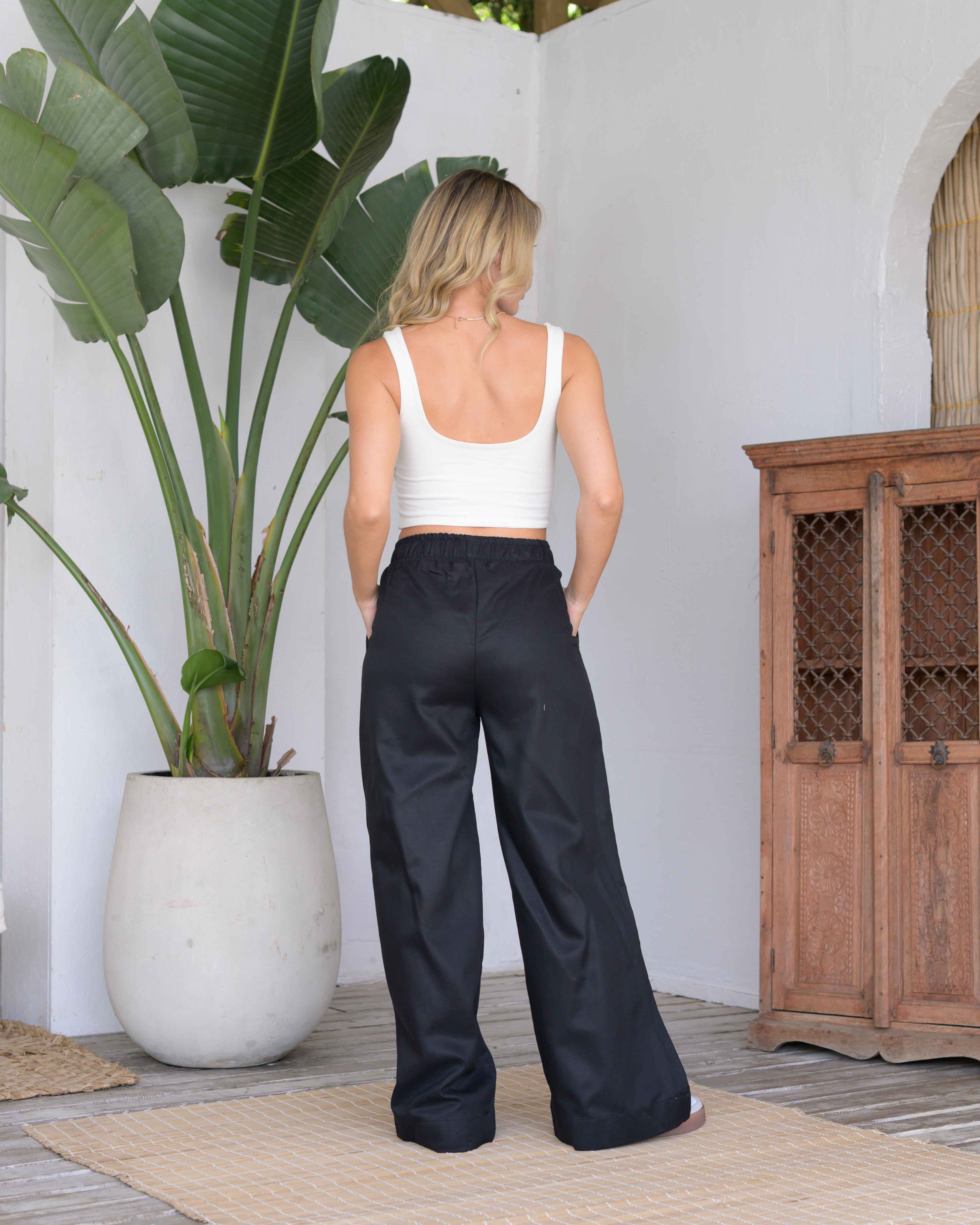 Pantalon Cande plane Black