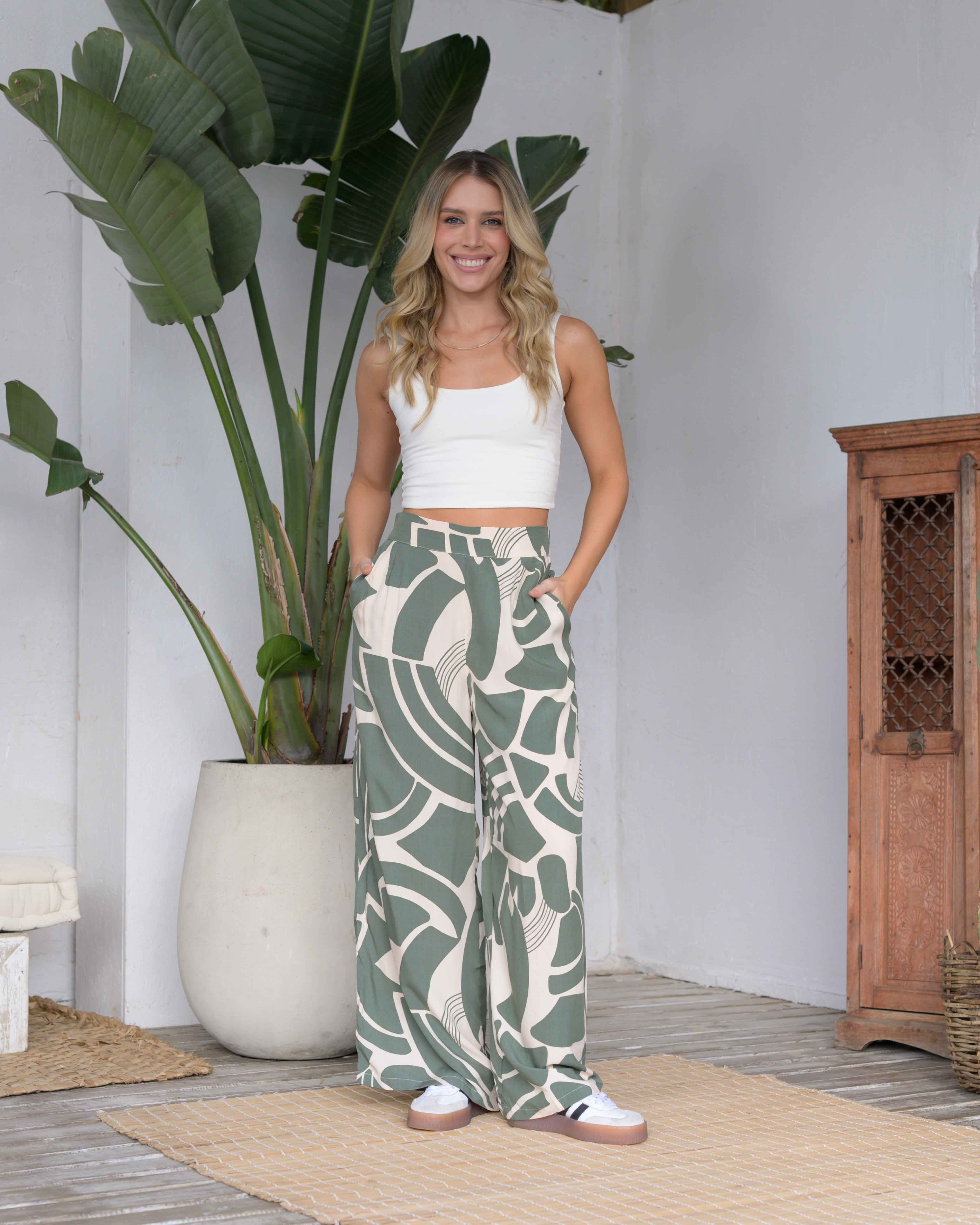 Pantalon Comfy Salvia