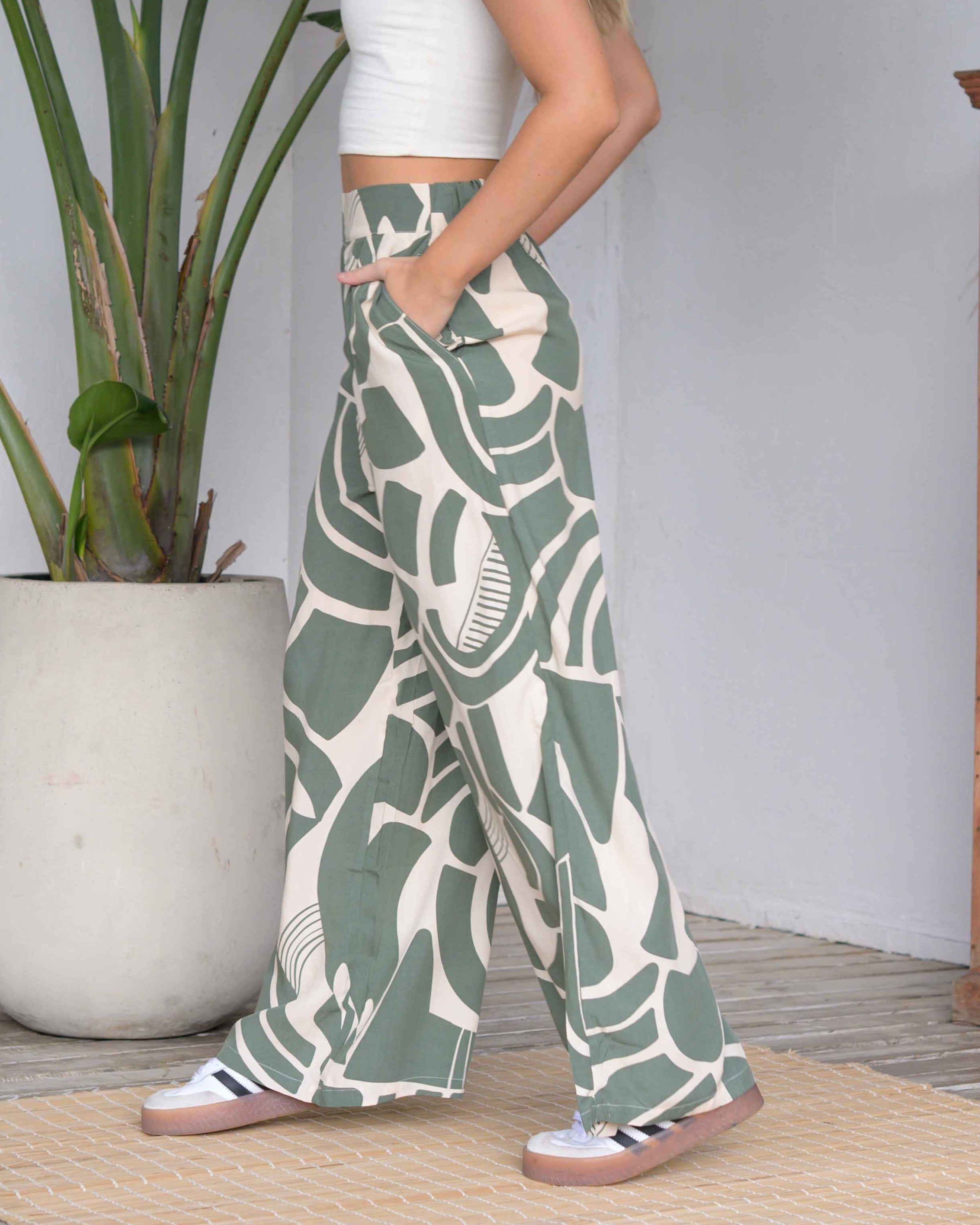 Pantalon Comfy Salvia