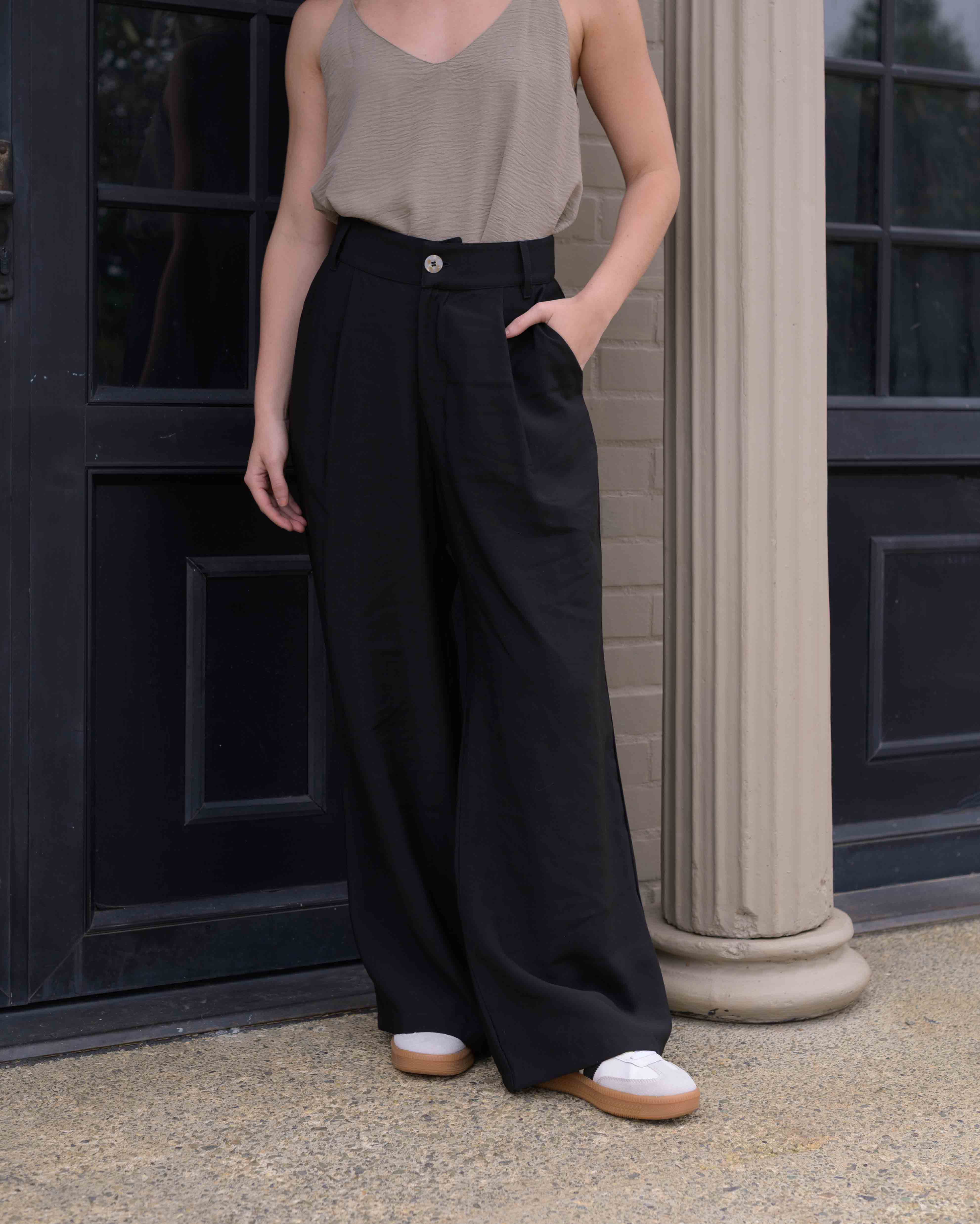 Pantalón Kary Plane Negro