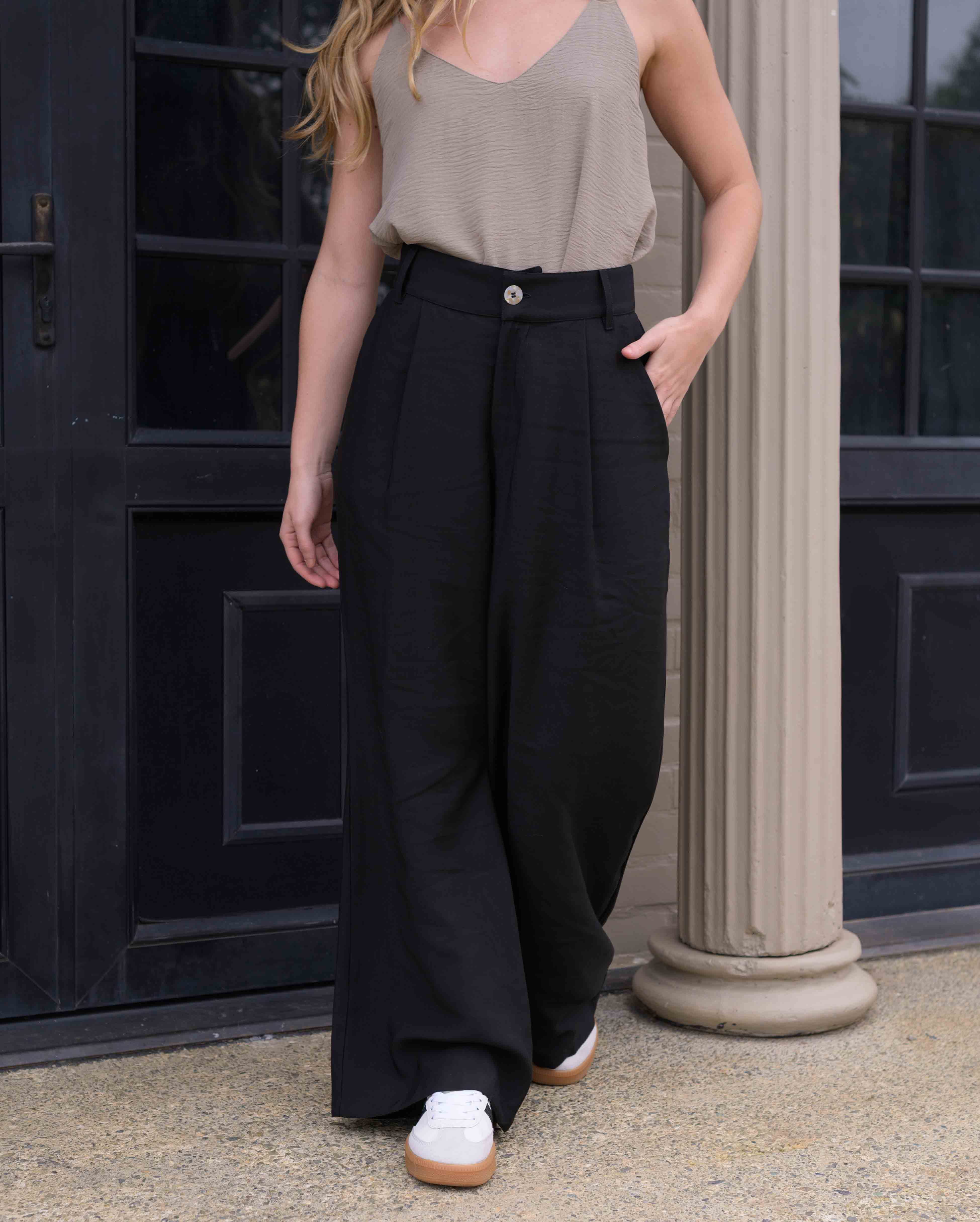 Pantalón Kary Plane Negro