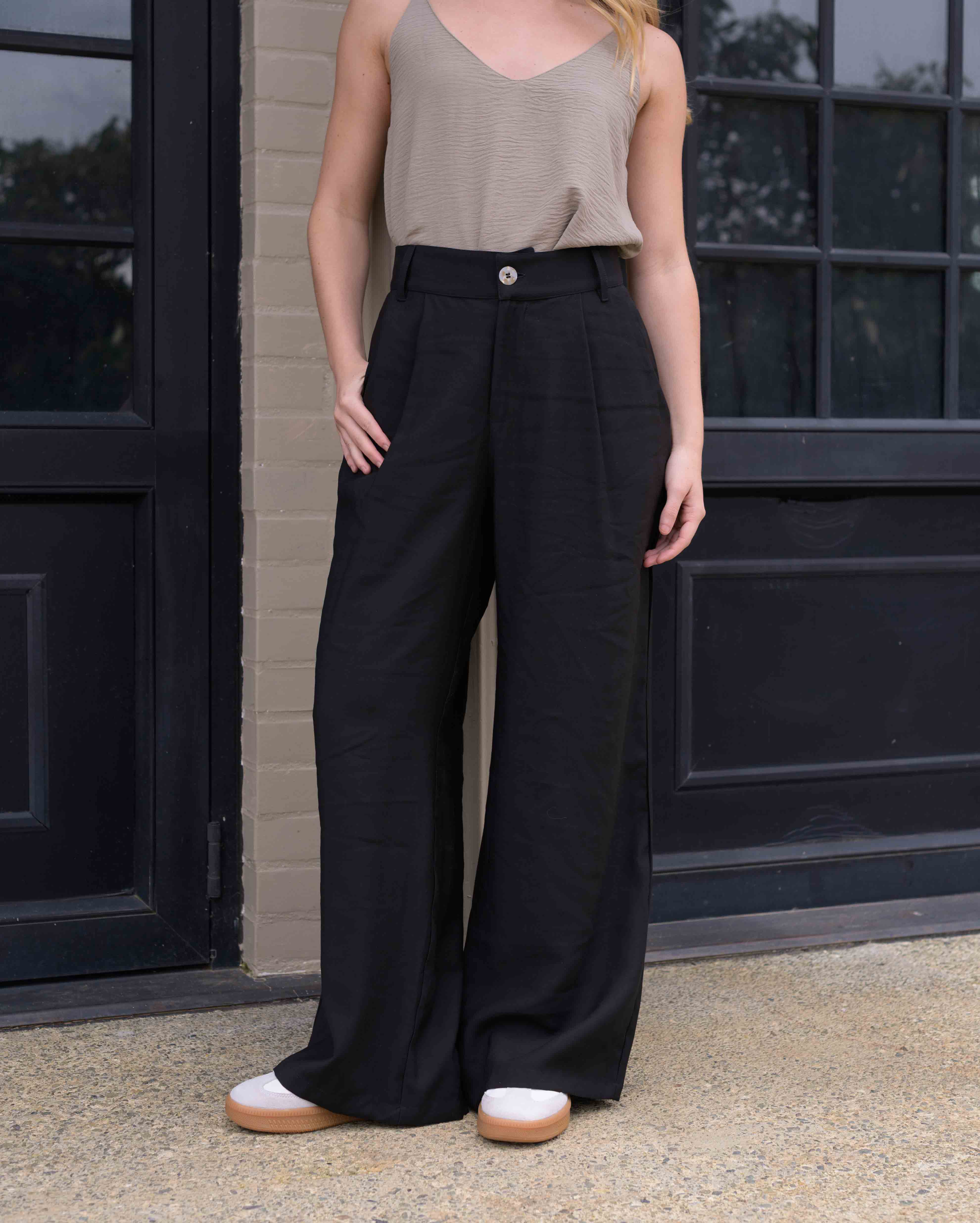 Pantalón Kary Plane Negro