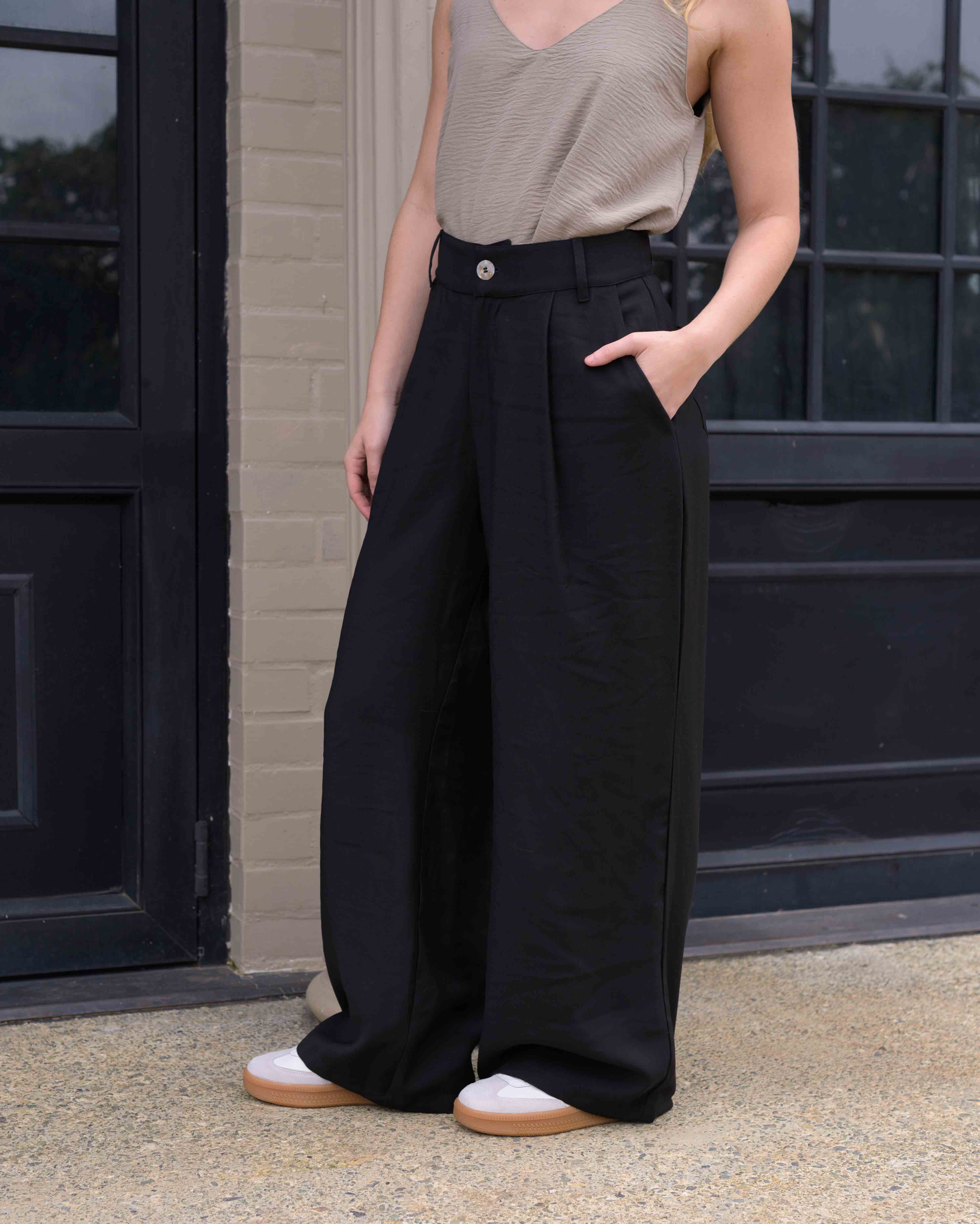 Pantalón Kary Plane Negro