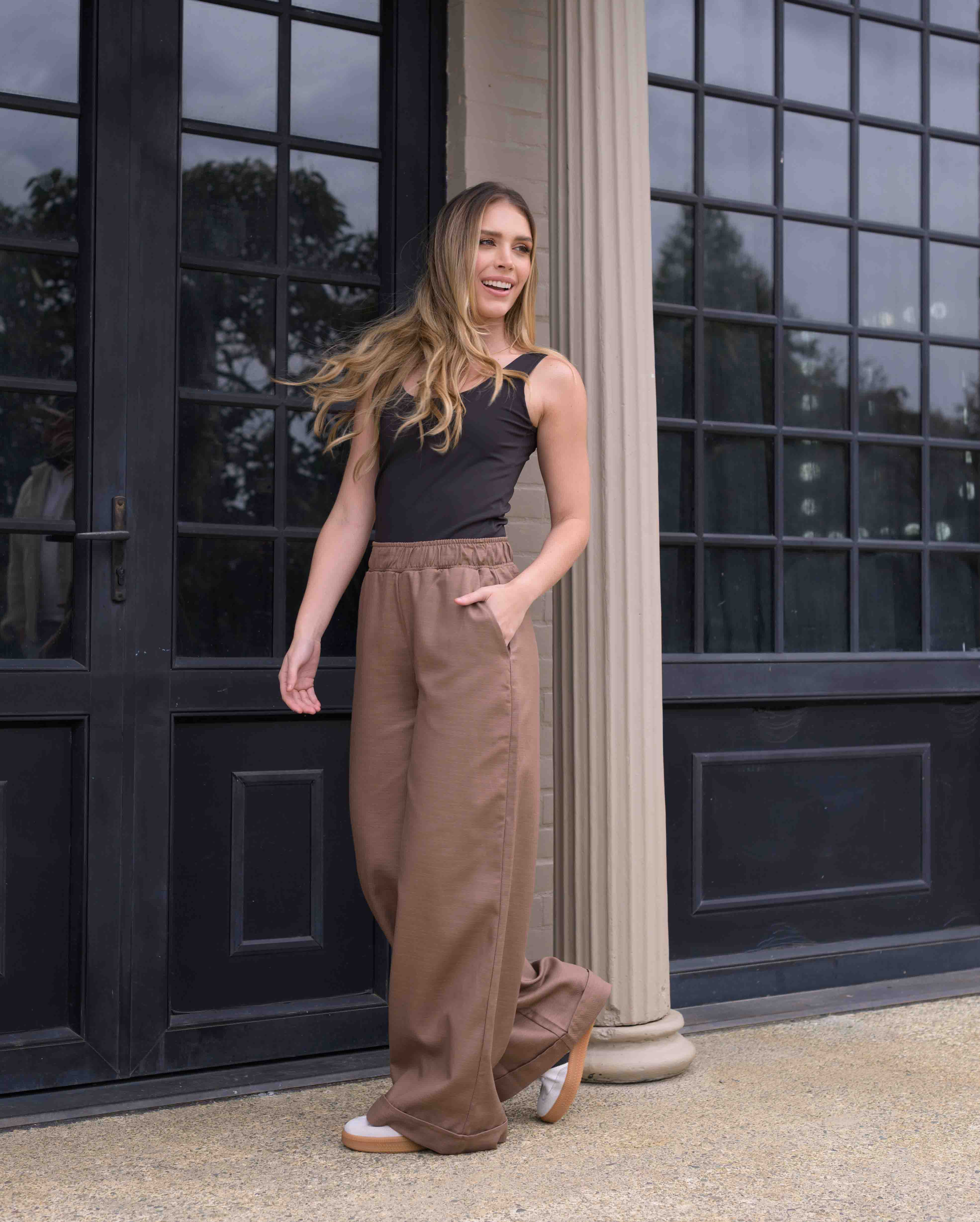 Pantalon Cande Plane Cocoa