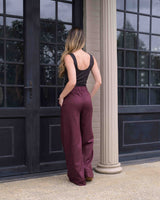 Pantalon Cande Plane Vino
