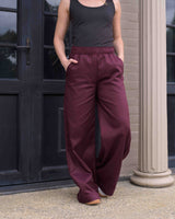 Pantalon Cande Plane Vino