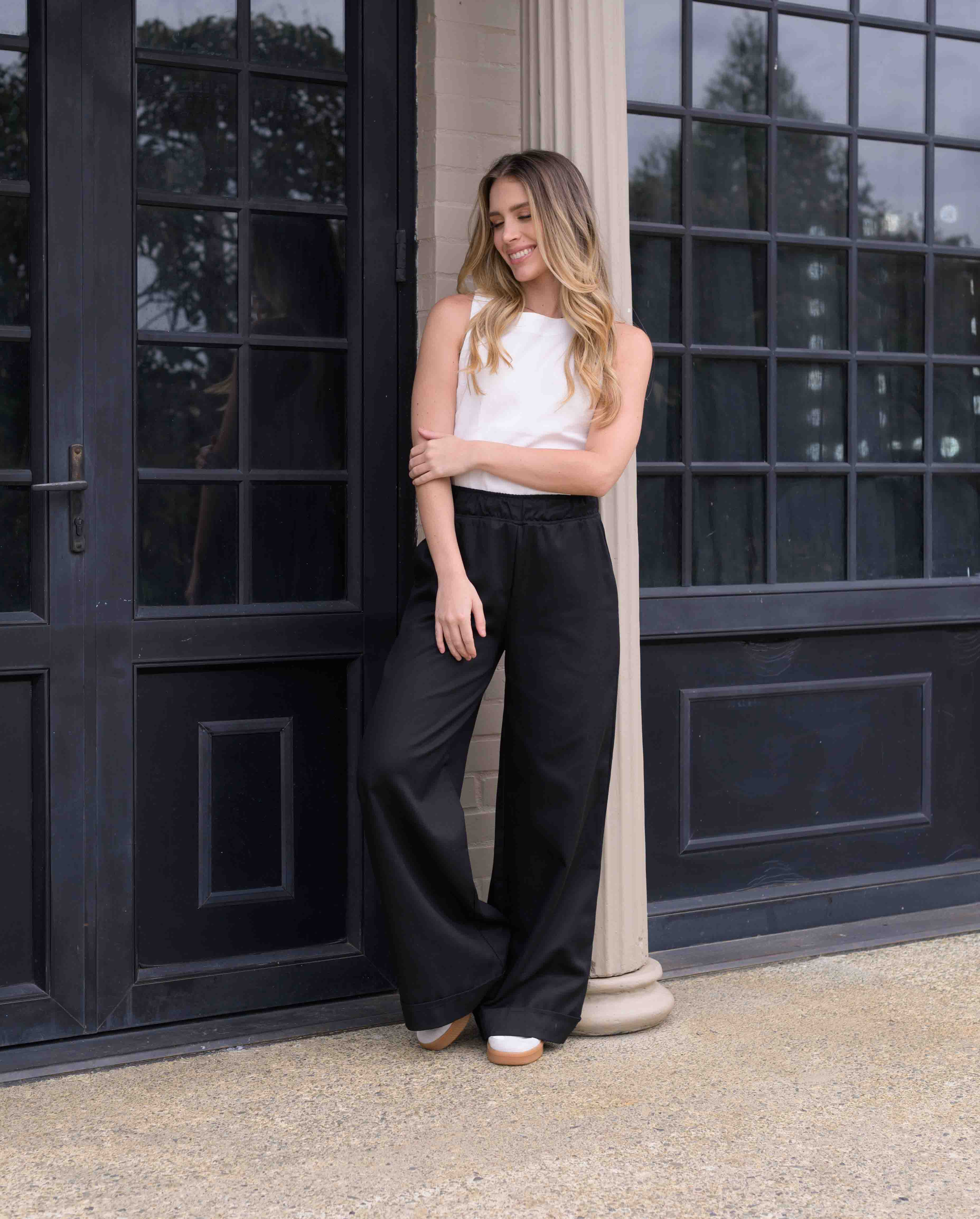 Pantalon Cande Plane Negro
