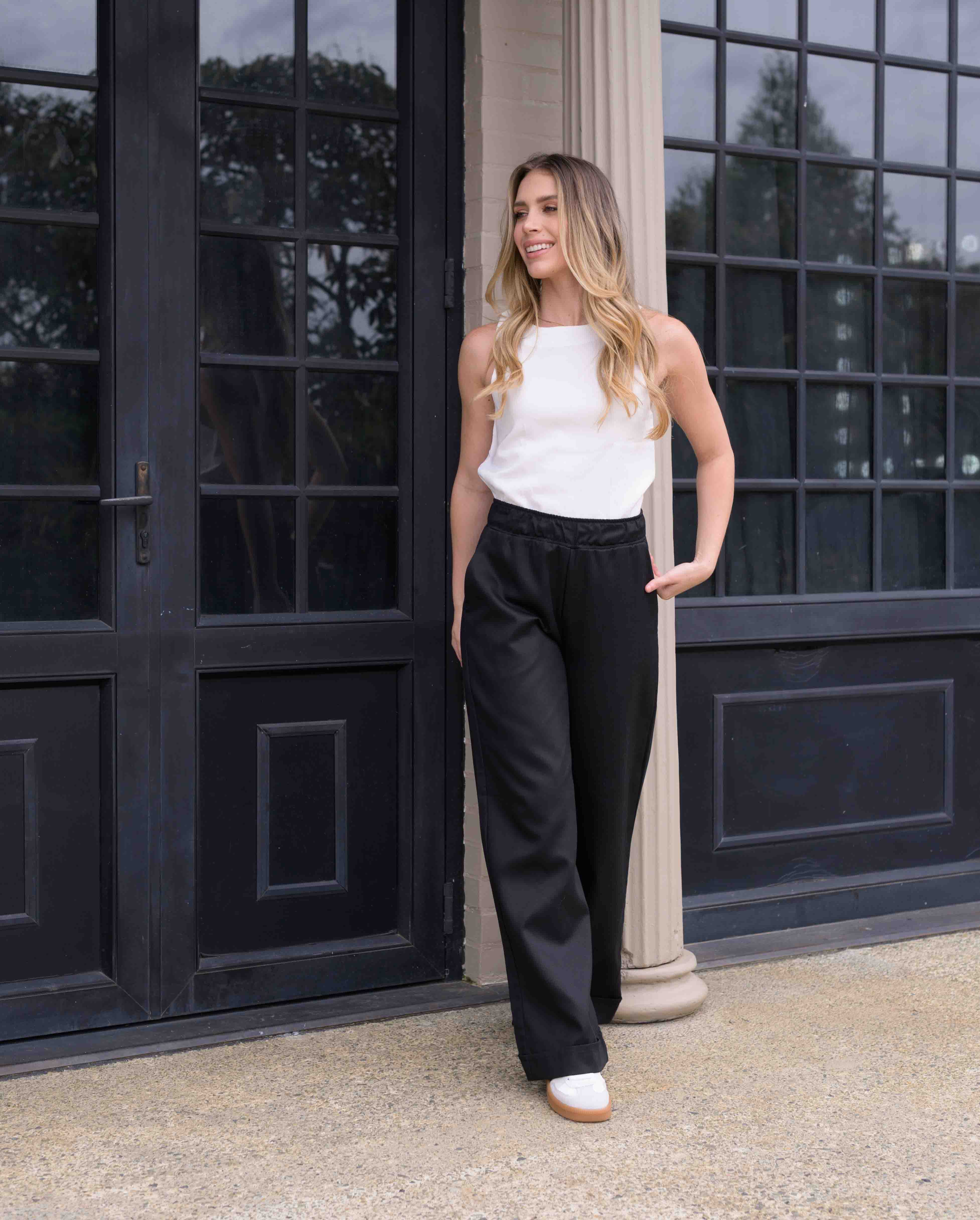 Pantalon Cande Plane Negro