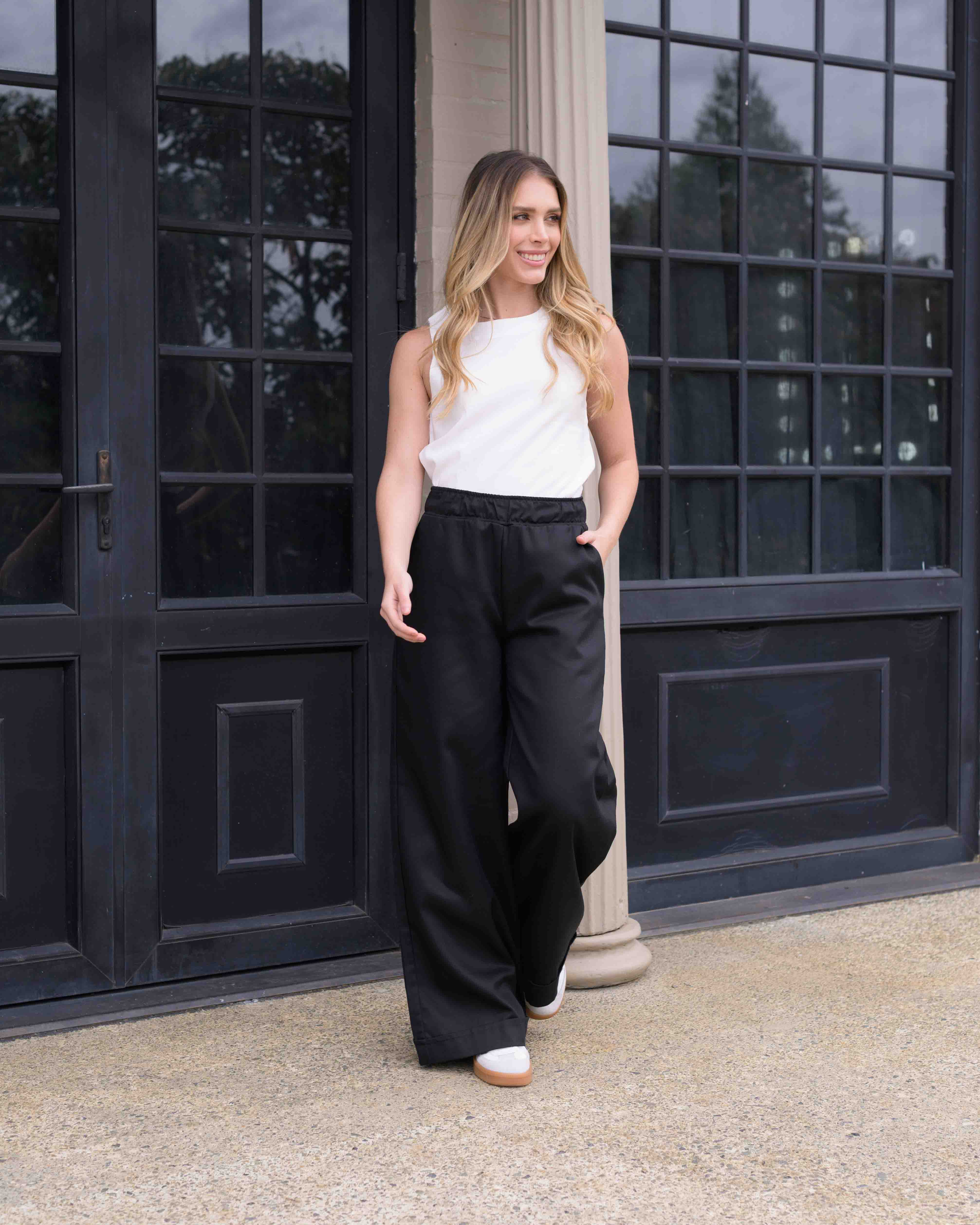 Pantalon Cande Plane Negro