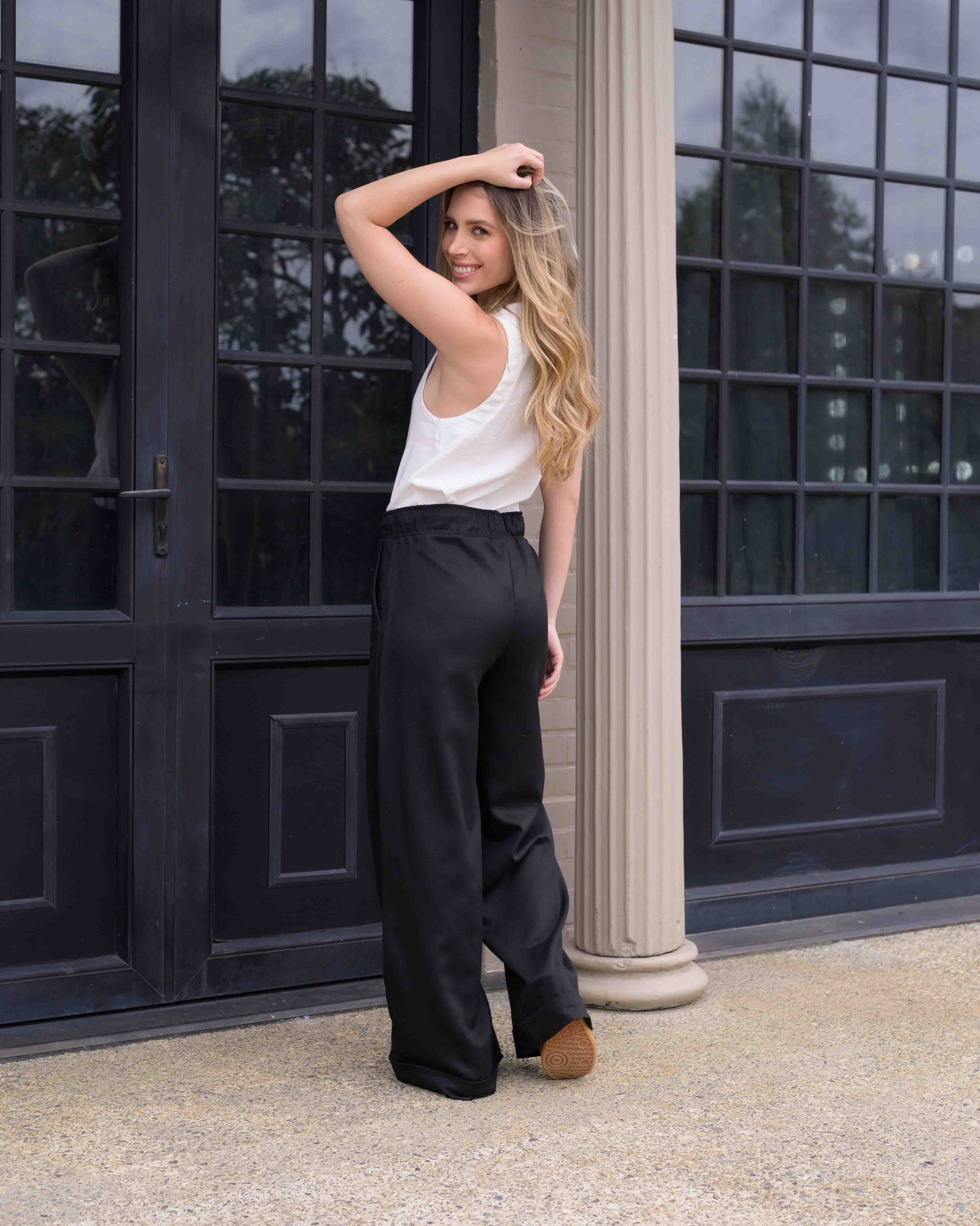 Pantalon Cande Plane Negro